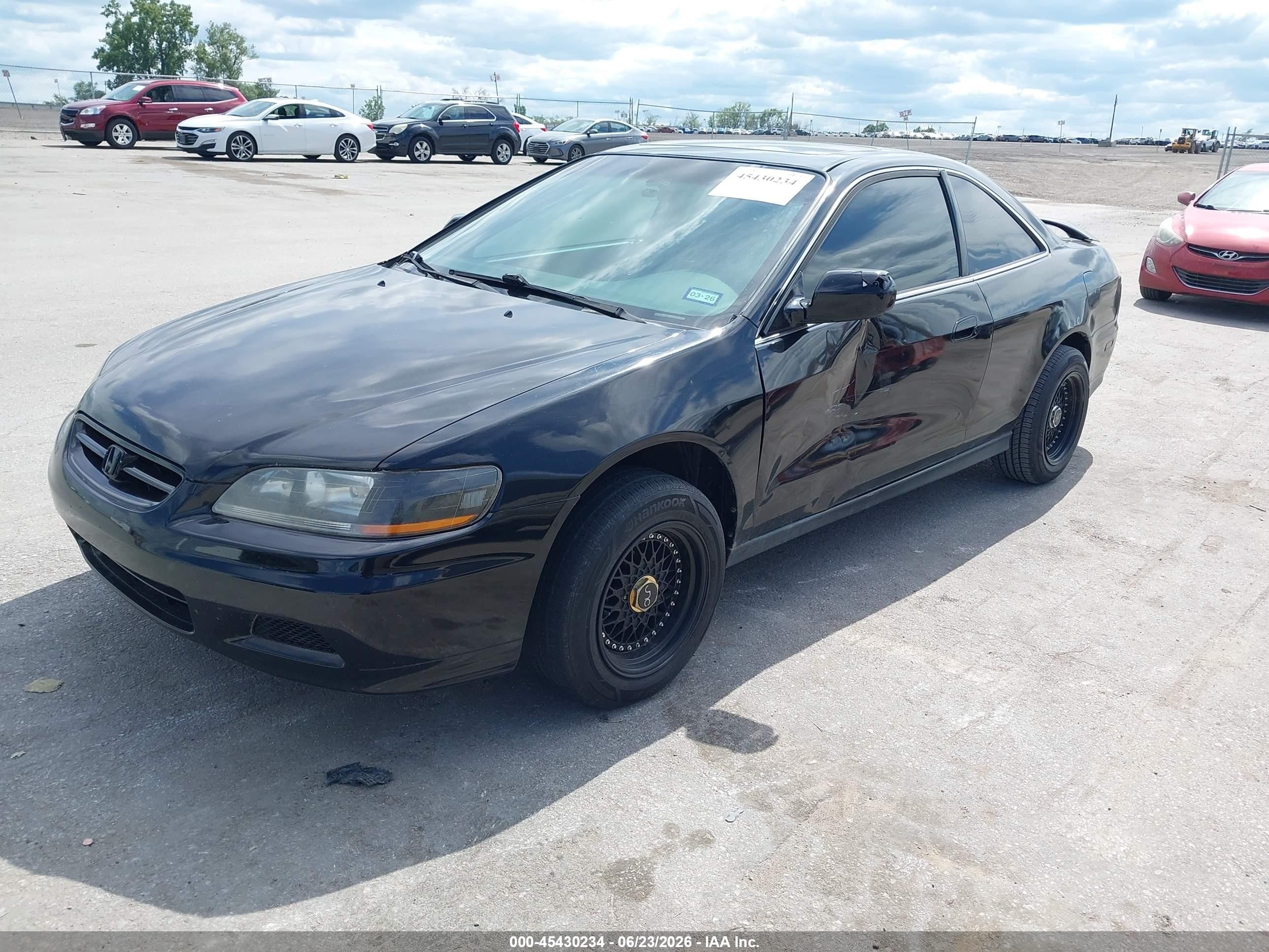 2002 Honda Accord 2.3 Se Black vin: 1HGCG32092A036372