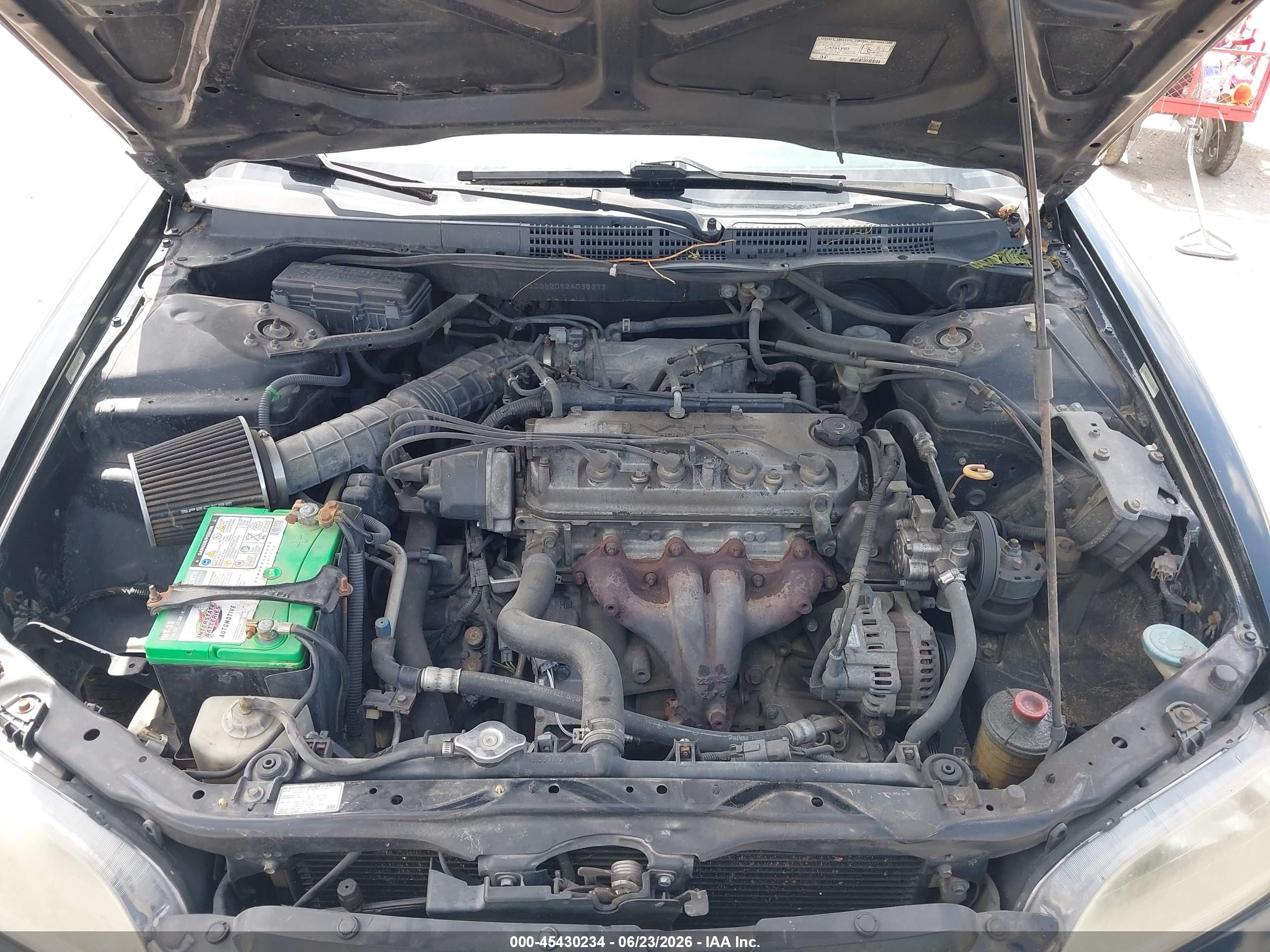 2002 Honda Accord 2.3 Se Black vin: 1HGCG32092A036372