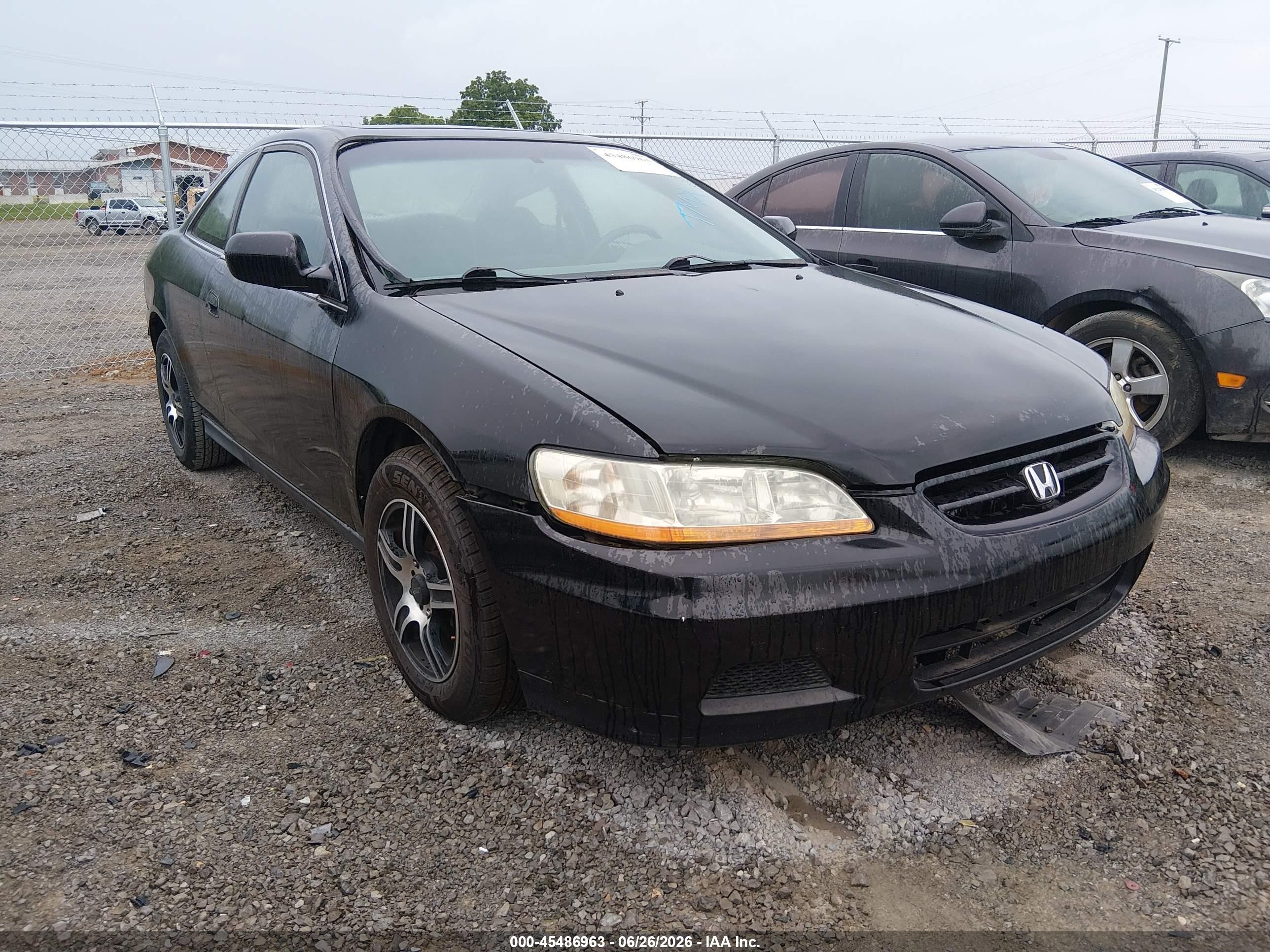 2002 Honda Accord 2.3 Se Black vin: 1HGCG322X2A025429