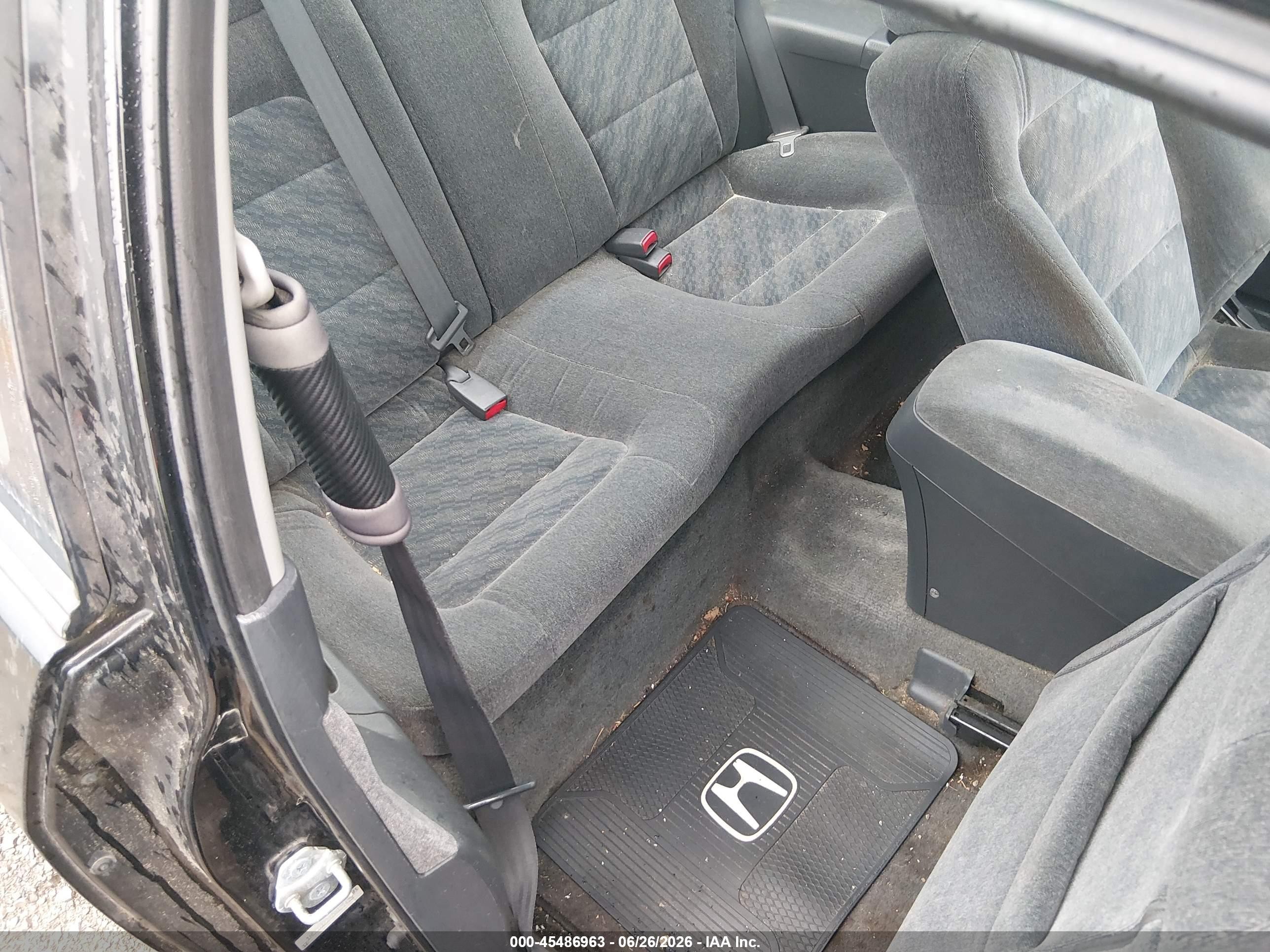 2002 Honda Accord 2.3 Se Black vin: 1HGCG322X2A025429