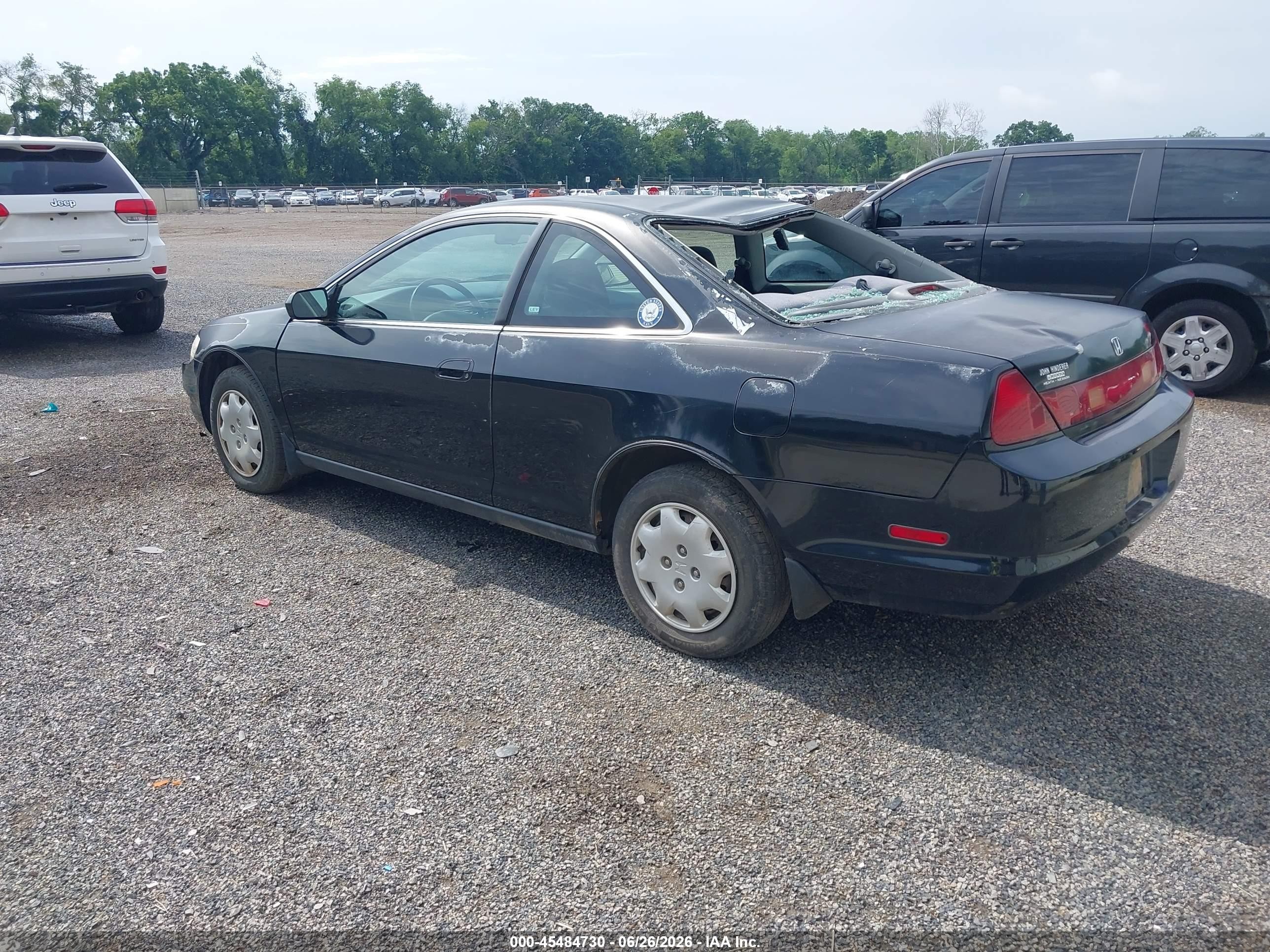 1998 Honda Accord Lx Black vin: 1HGCG3247WA006148