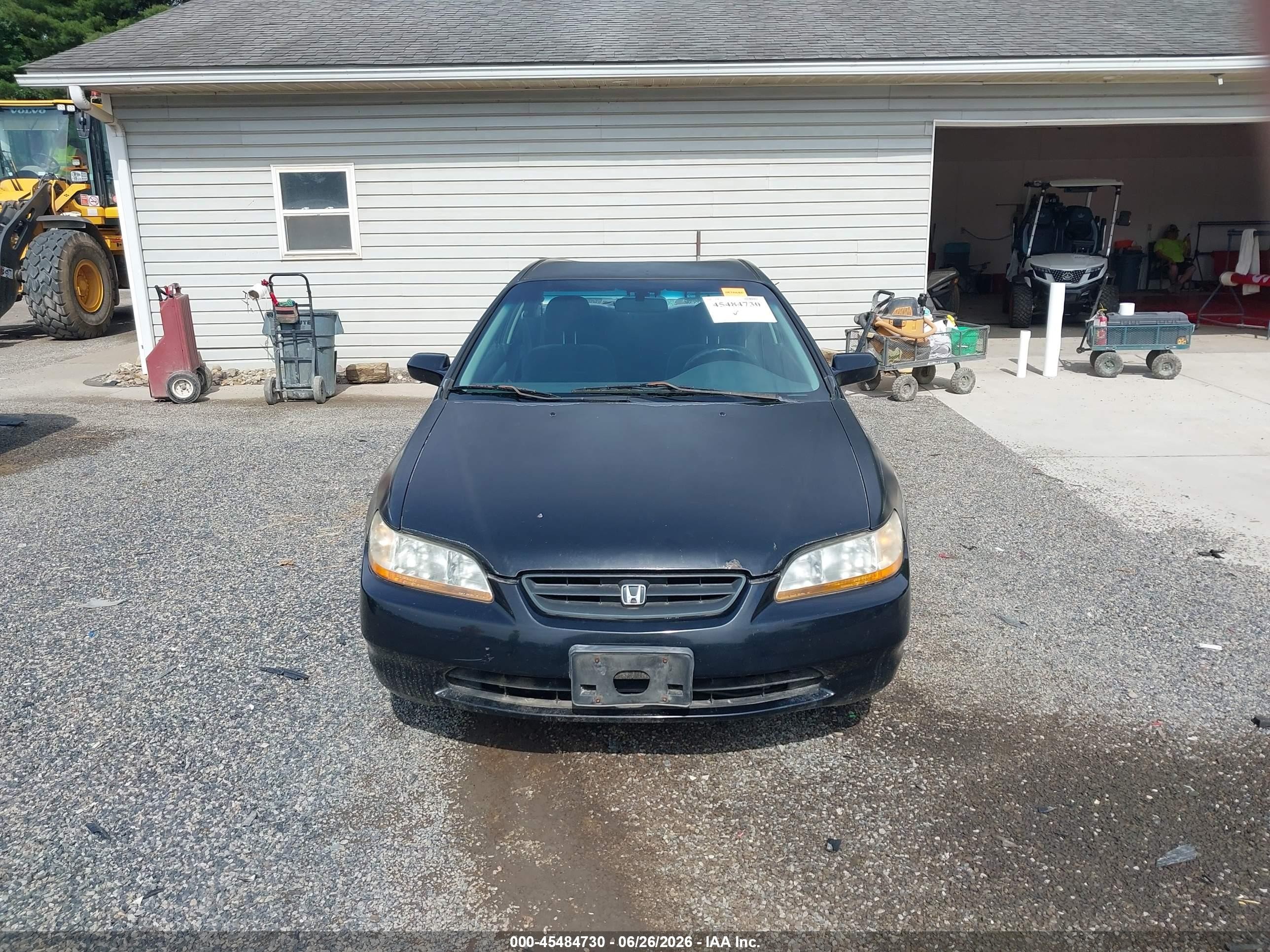 1998 Honda Accord Lx Black vin: 1HGCG3247WA006148