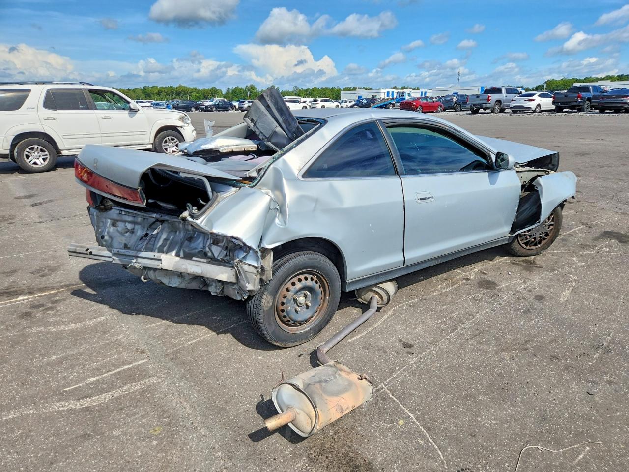 2002 Honda Accord Lx Silver vin: 1HGCG32482A014916