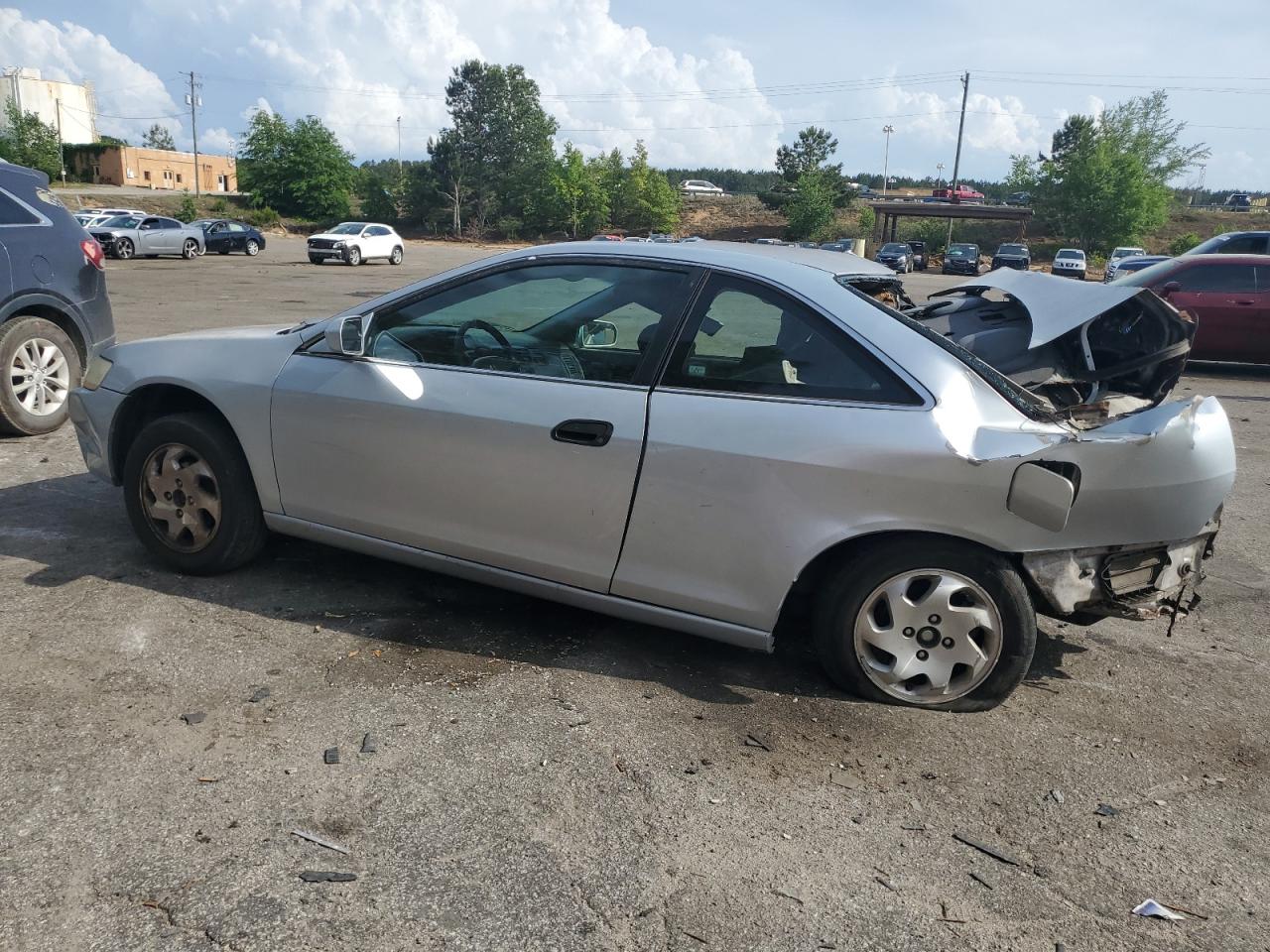 1998 Honda Accord Ex Silver vin: 1HGCG3250WA017338