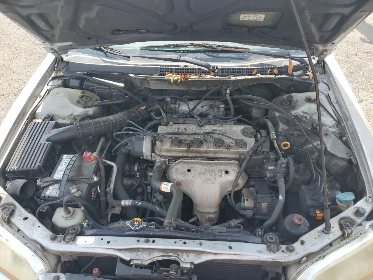 1998 Honda Accord Ex Silver vin: 1HGCG3250WA017338