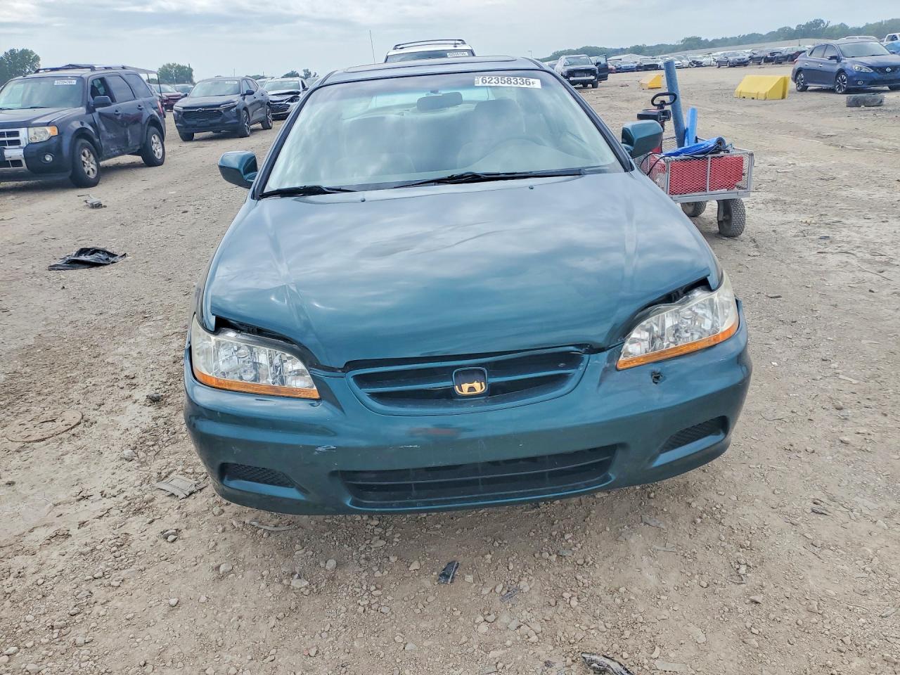 2002 Honda Accord Ex Green vin: 1HGCG32522A021336