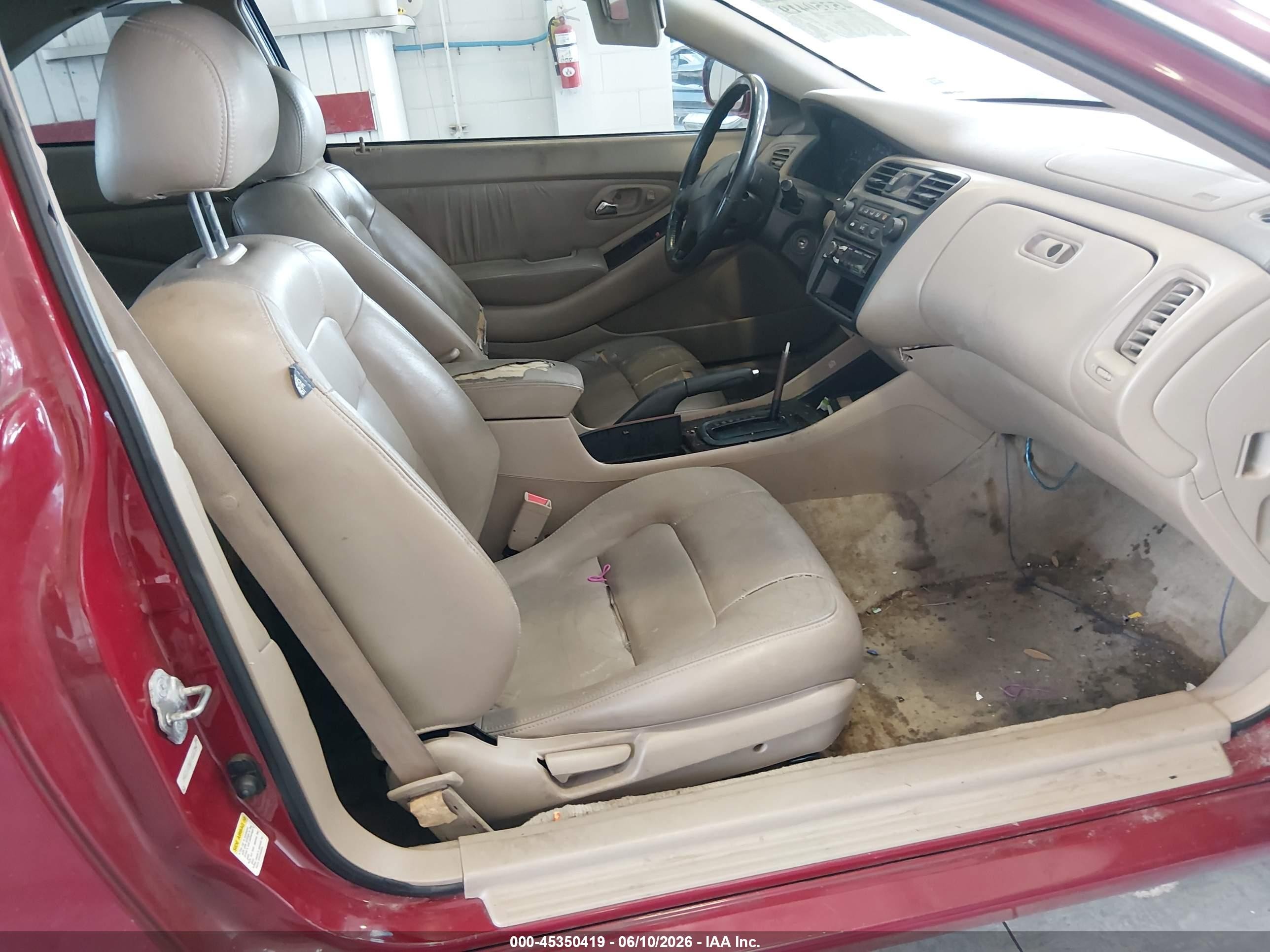 2000 Honda Accord 2.3 Ex Red vin: 1HGCG3252YA022754