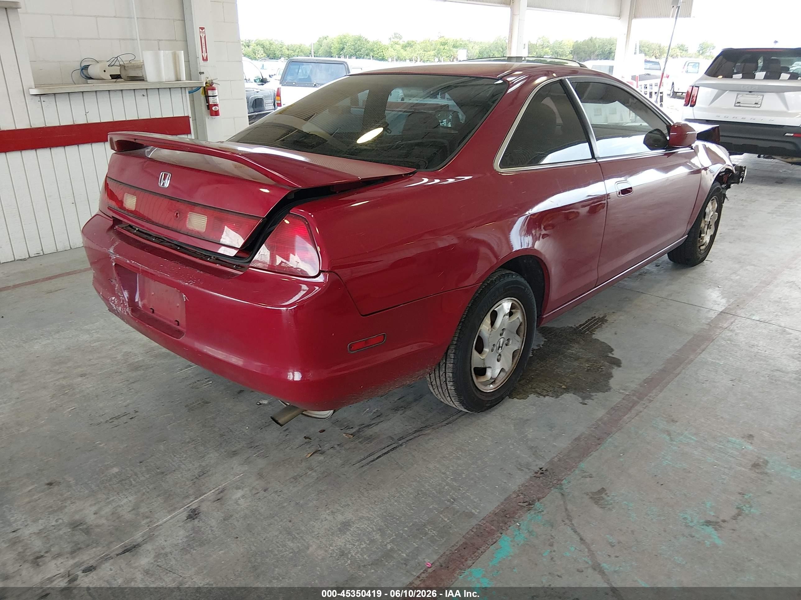 2000 Honda Accord 2.3 Ex Red vin: 1HGCG3252YA022754