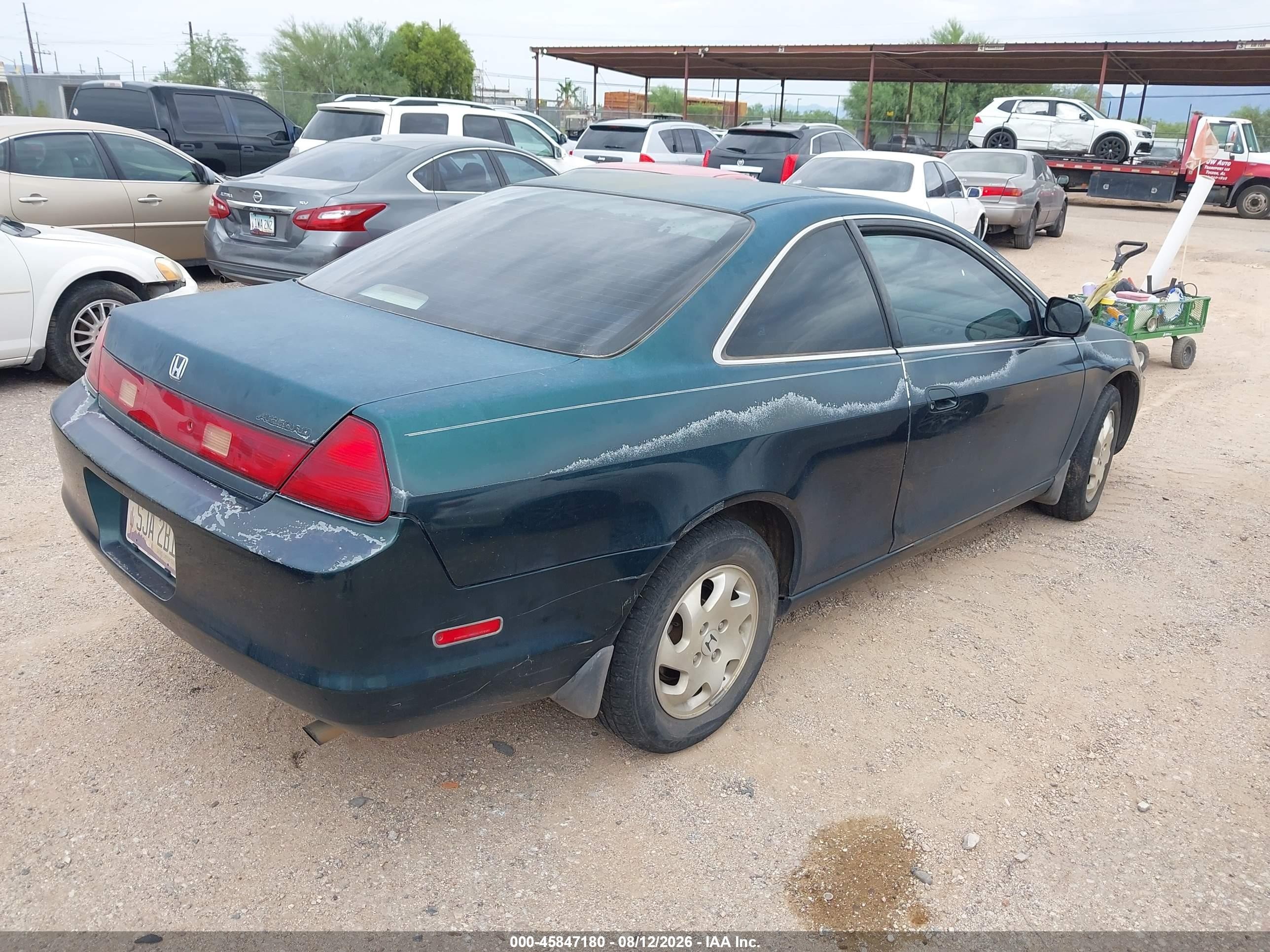 2000 Honda Accord 2.3 Ex Green vin: 1HGCG3253YA018373