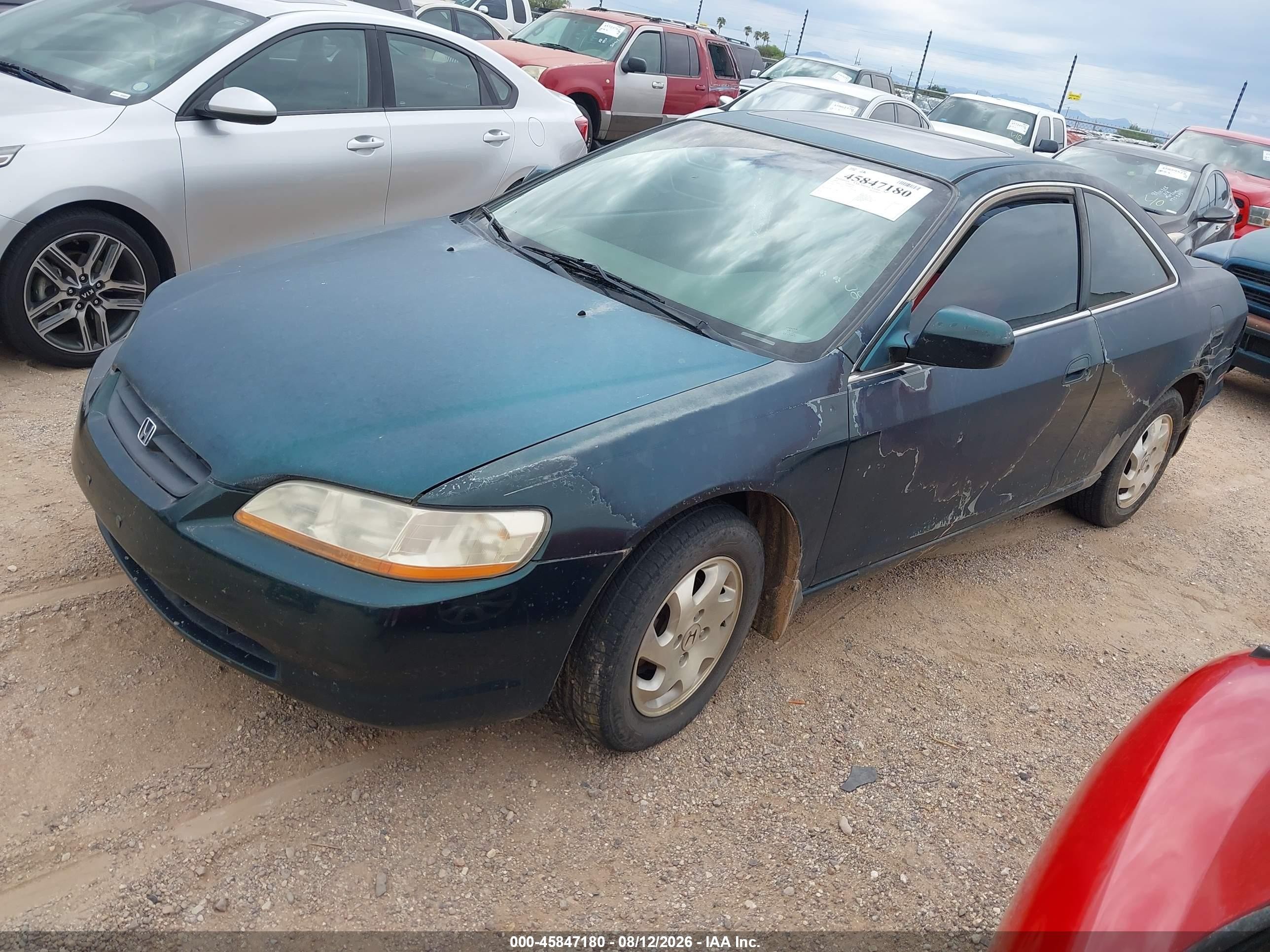 2000 Honda Accord 2.3 Ex Green vin: 1HGCG3253YA018373