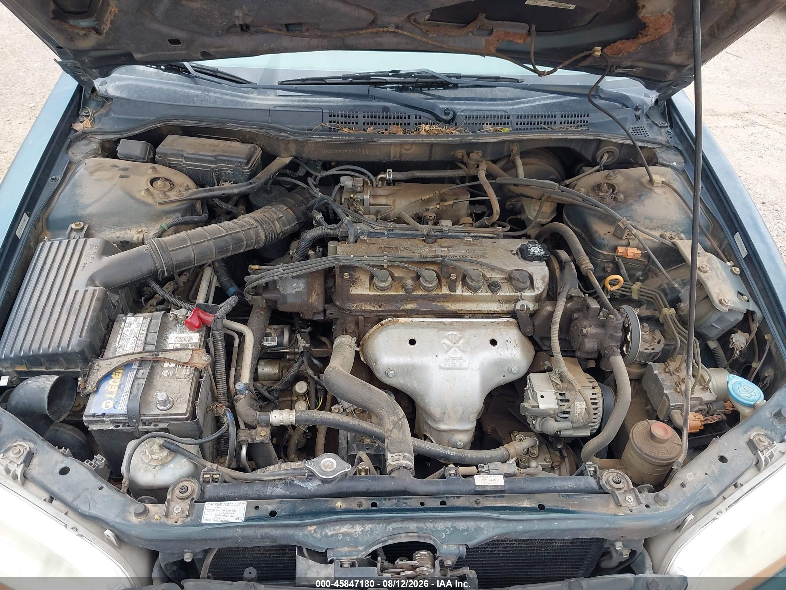 2000 Honda Accord 2.3 Ex Green vin: 1HGCG3253YA018373