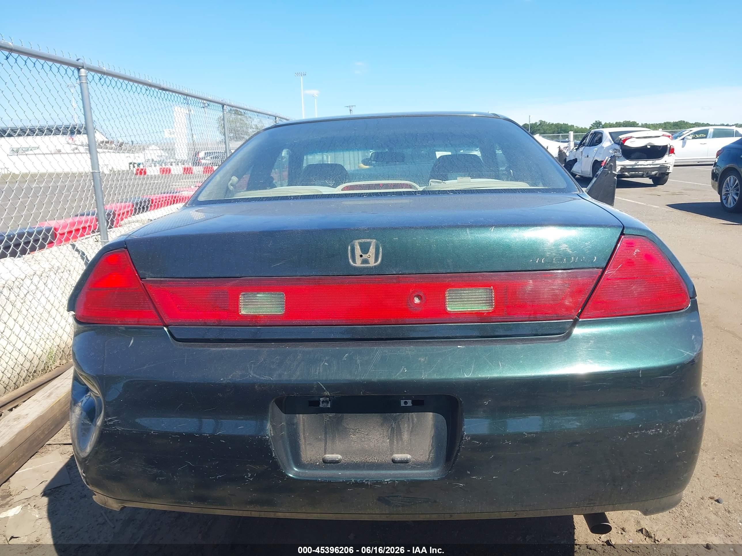 2001 Honda Accord 2.3 Ex Green vin: 1HGCG32541A032370