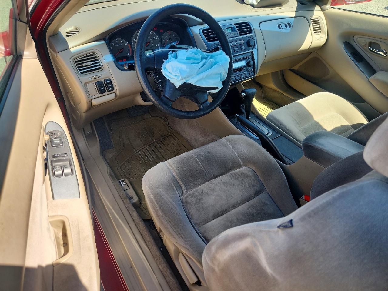 2002 Honda Accord Ex Red vin: 1HGCG325X2A033072