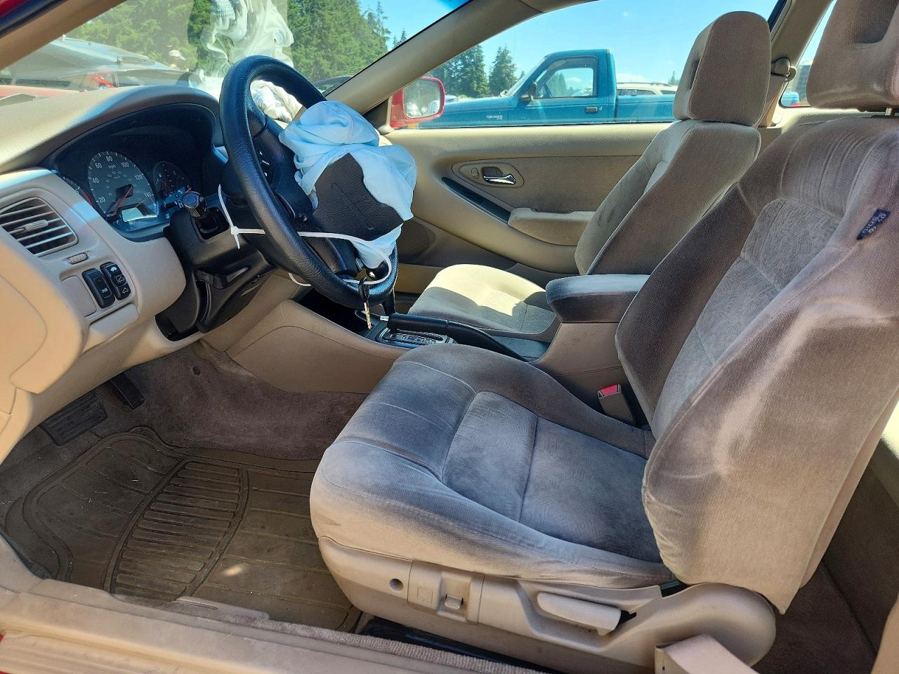 2002 Honda Accord Ex Red vin: 1HGCG325X2A033072