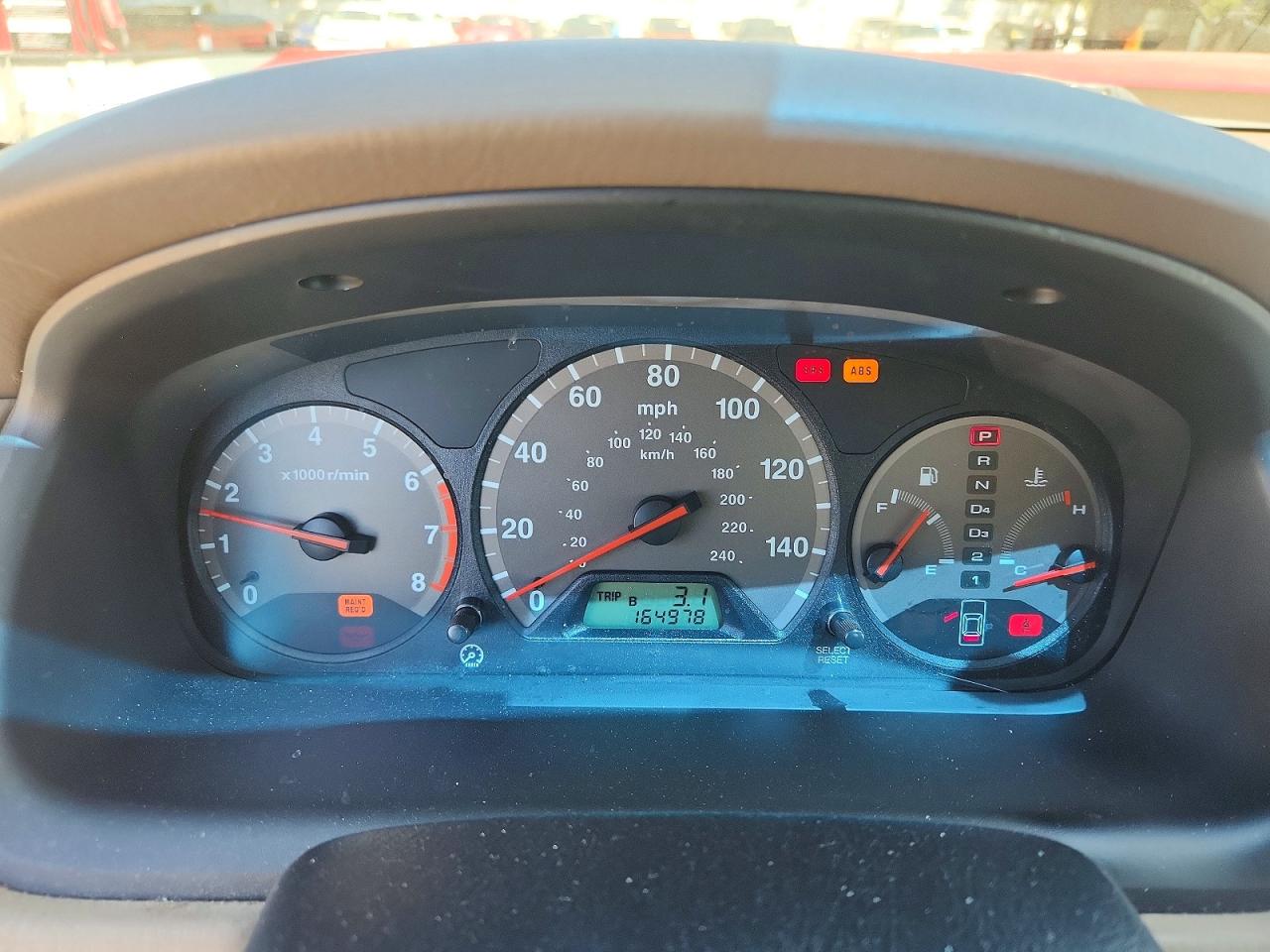 2002 Honda Accord Ex Red vin: 1HGCG325X2A033072