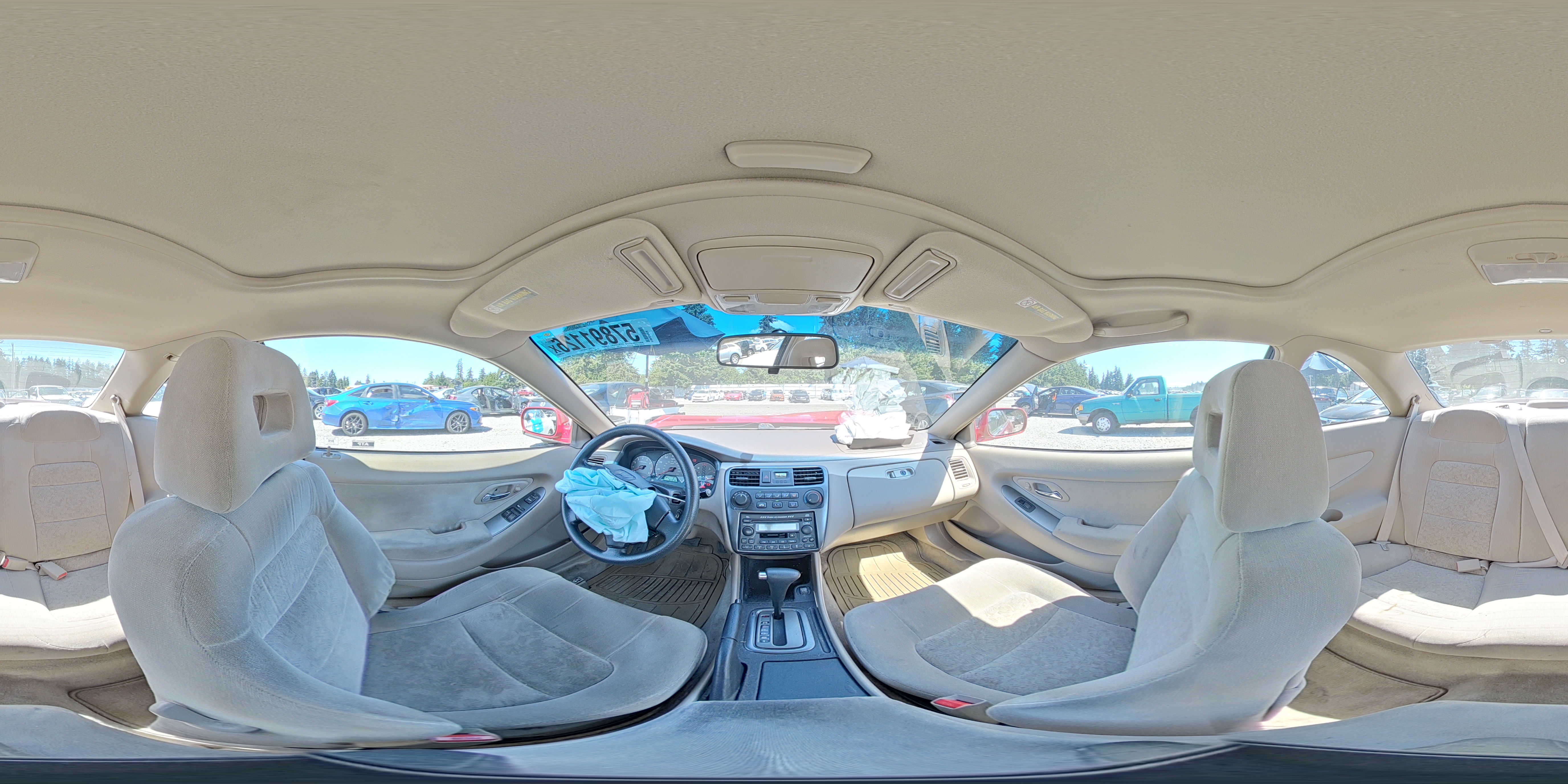 2002 Honda Accord Ex Red vin: 1HGCG325X2A033072