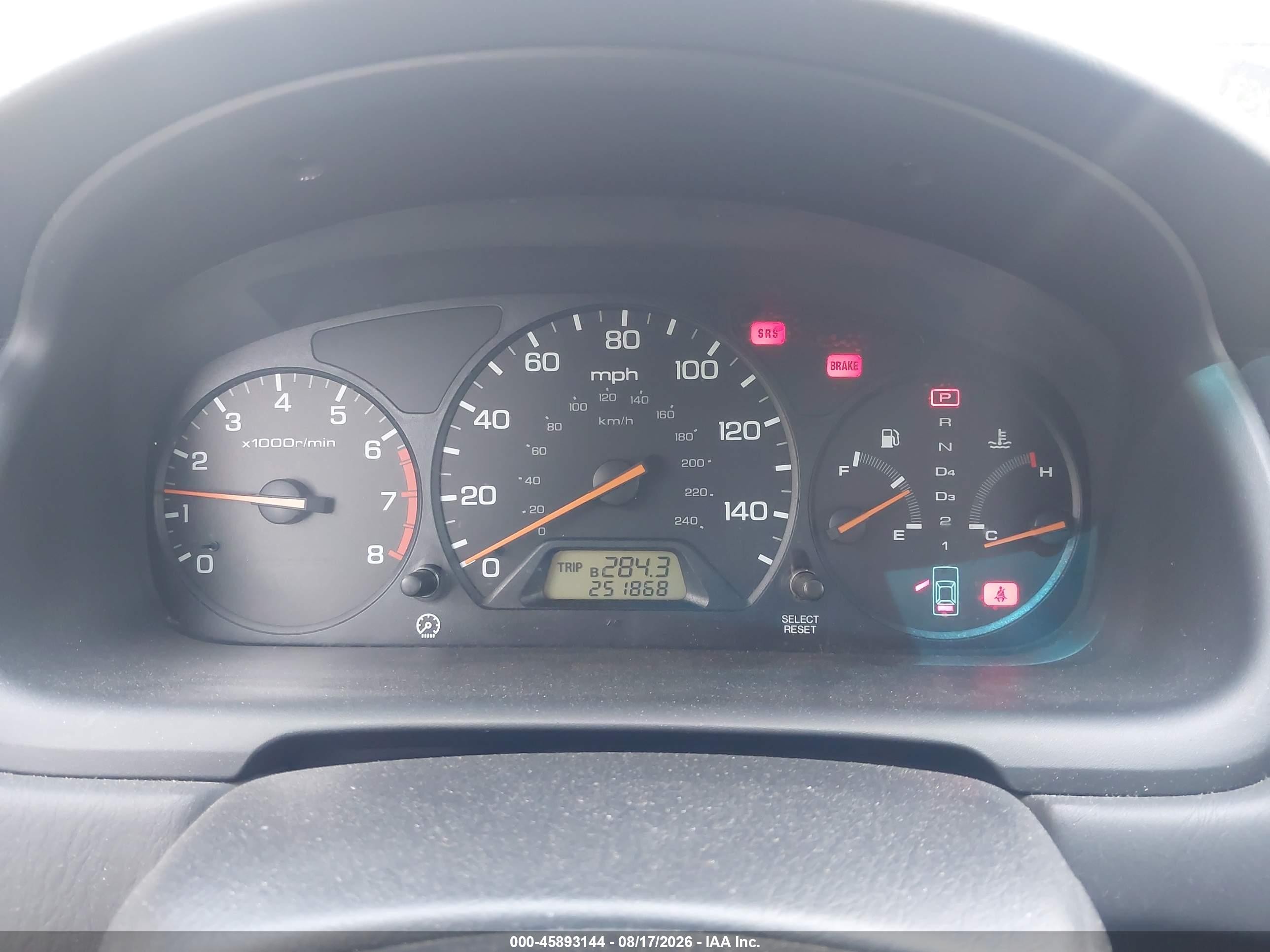 2000 Honda Accord 2.3 Ex Black vin: 1HGCG3270YA021510