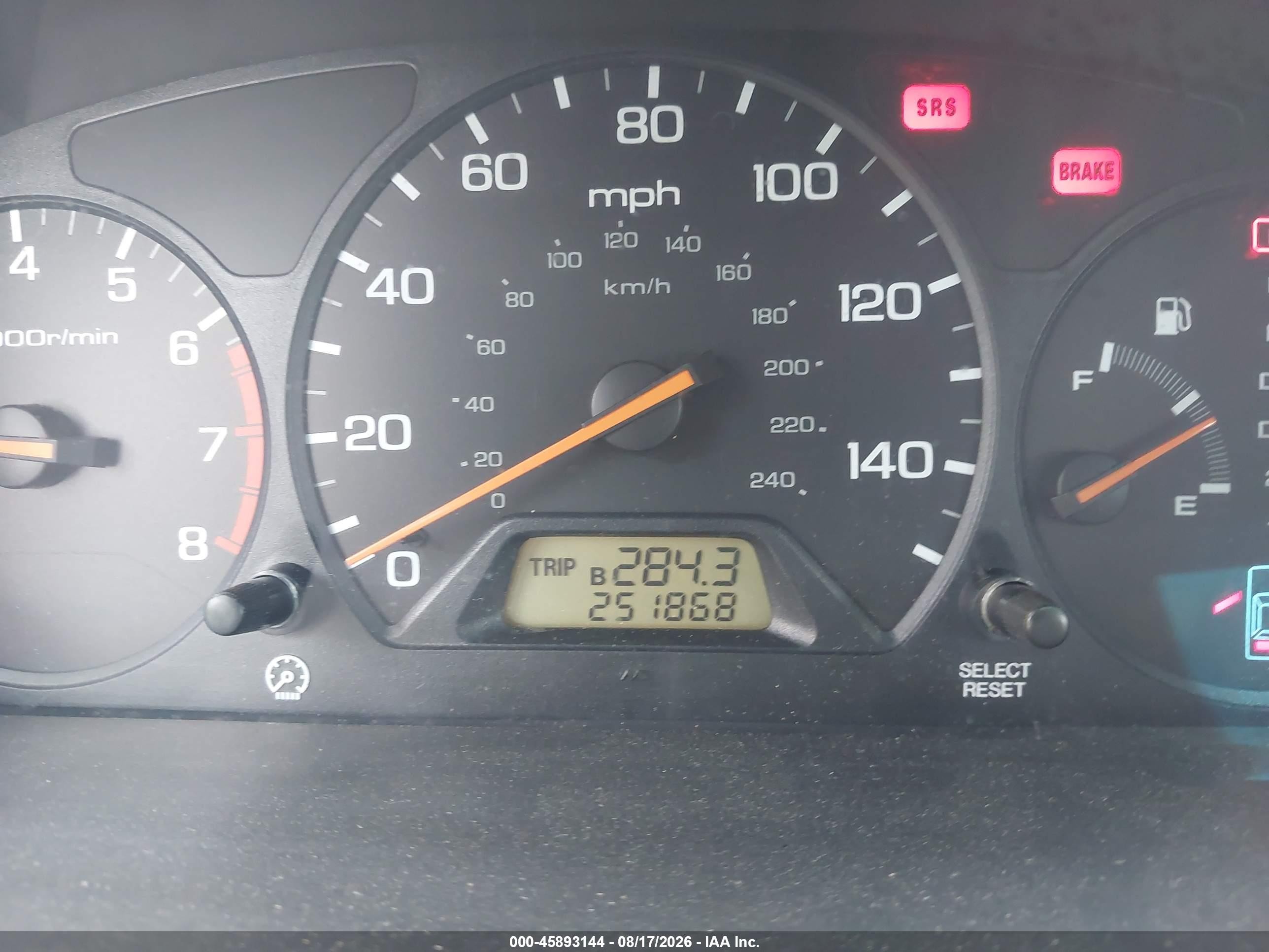 2000 Honda Accord 2.3 Ex Black vin: 1HGCG3270YA021510