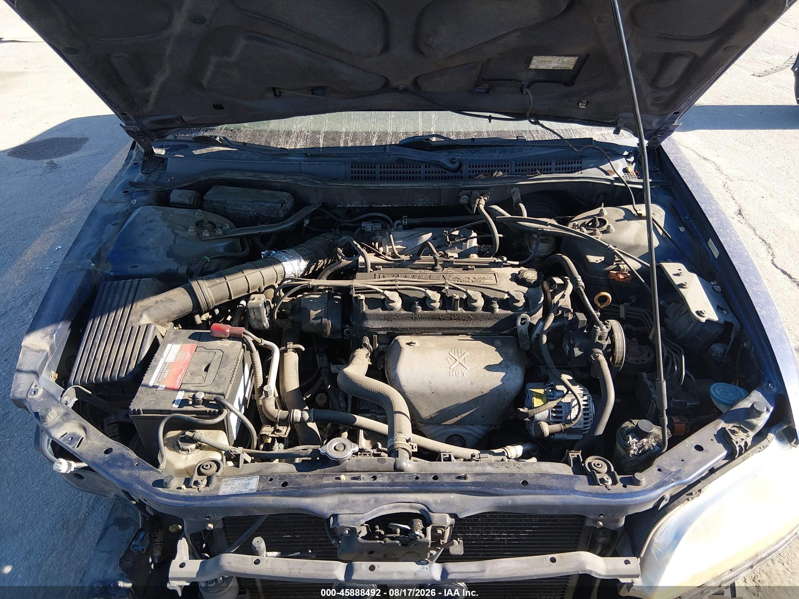 2002 Honda Accord 2.3 Ex Синий vin: 1HGCG32712A012757