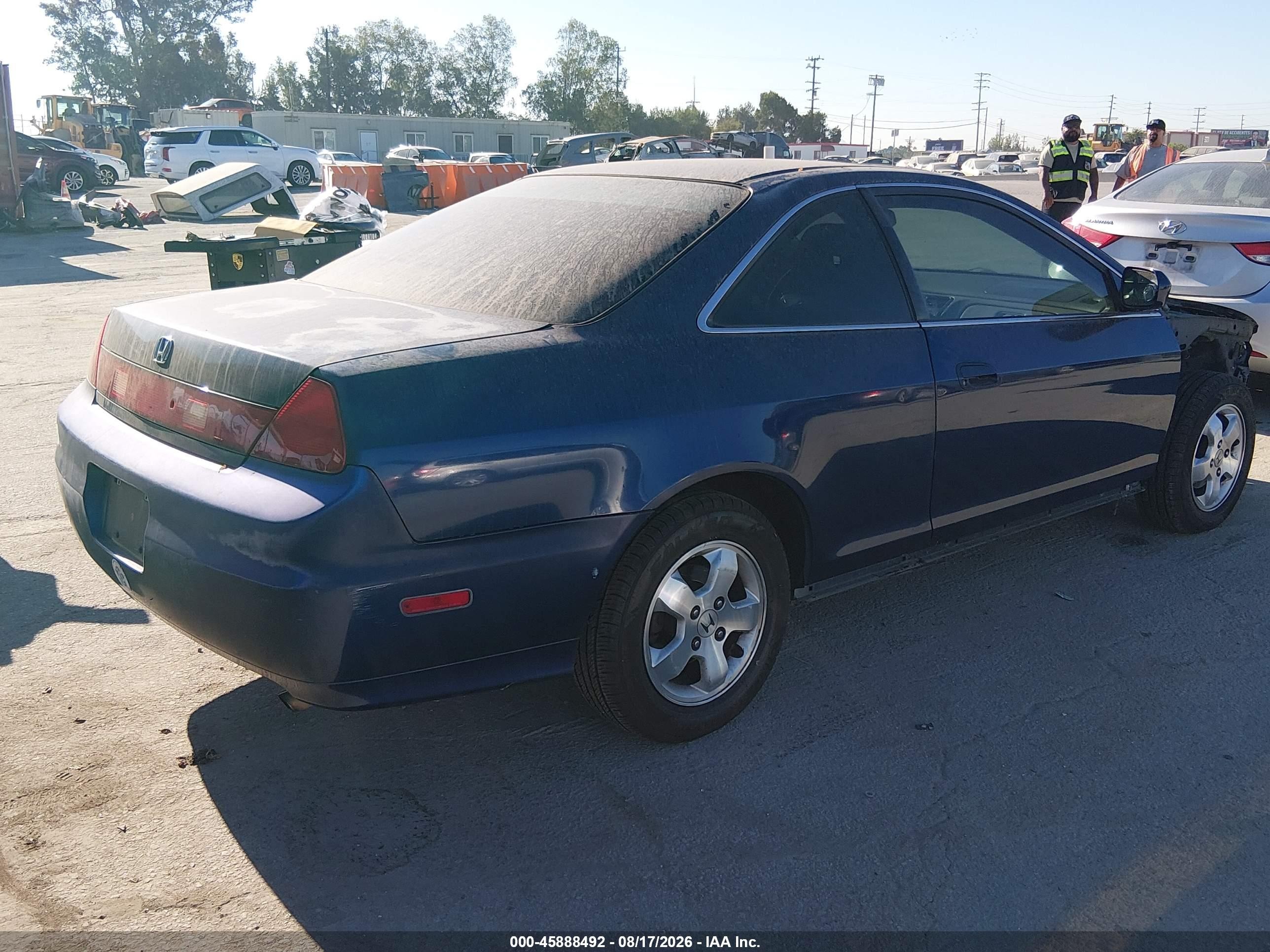 2002 Honda Accord 2.3 Ex Синий vin: 1HGCG32712A012757