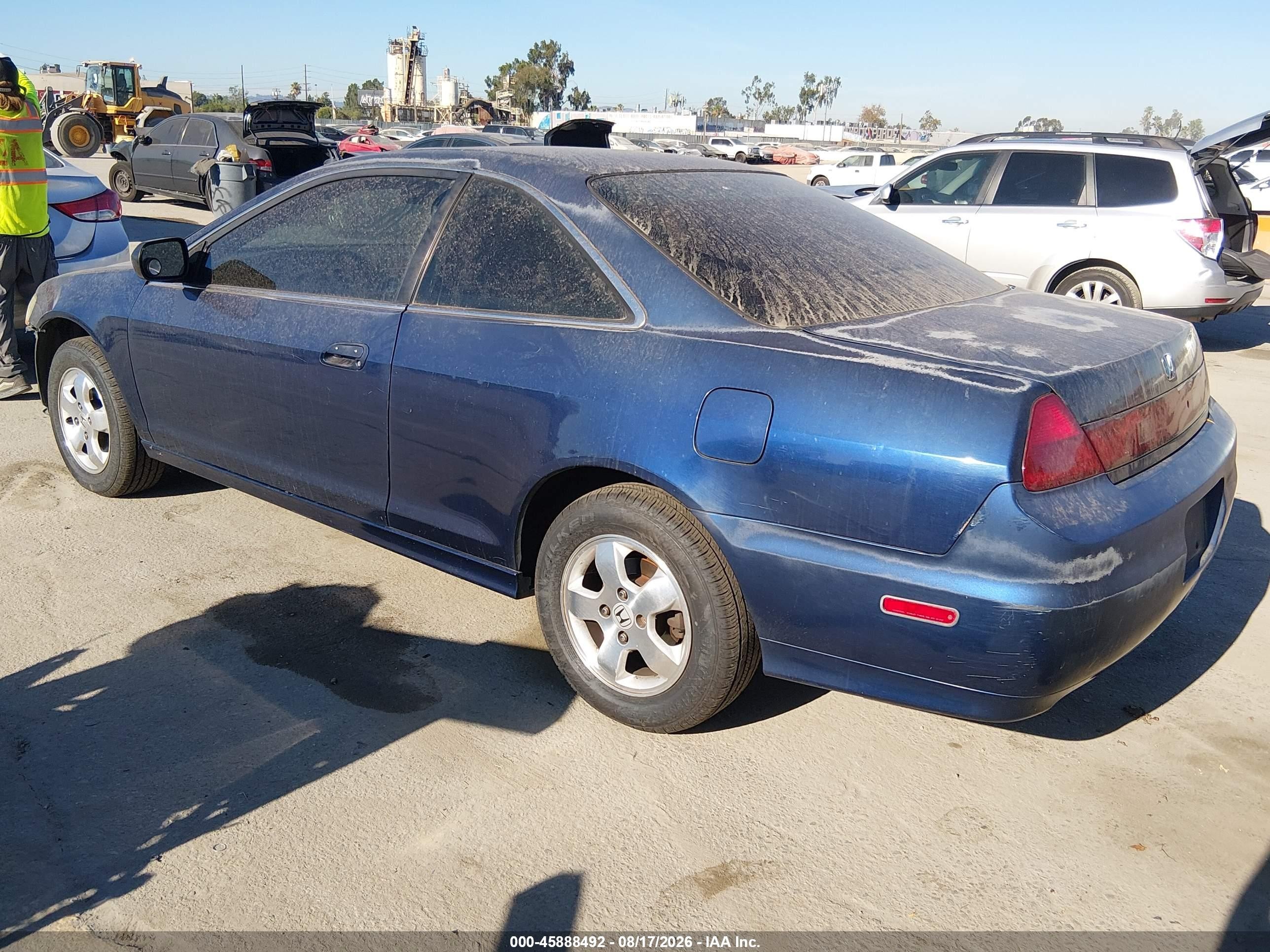 2002 Honda Accord 2.3 Ex Синий vin: 1HGCG32712A012757