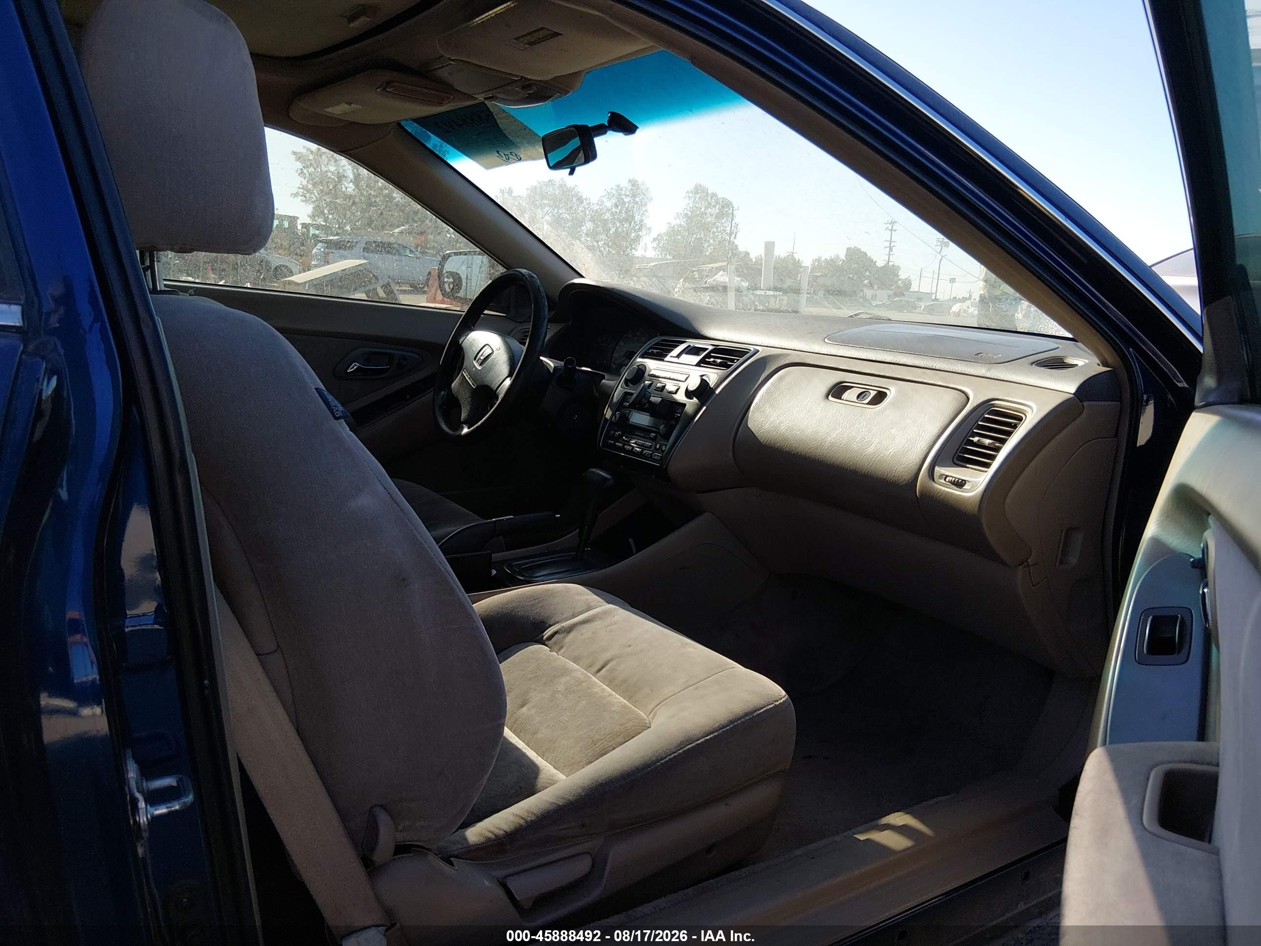 2002 Honda Accord 2.3 Ex Синий vin: 1HGCG32712A012757