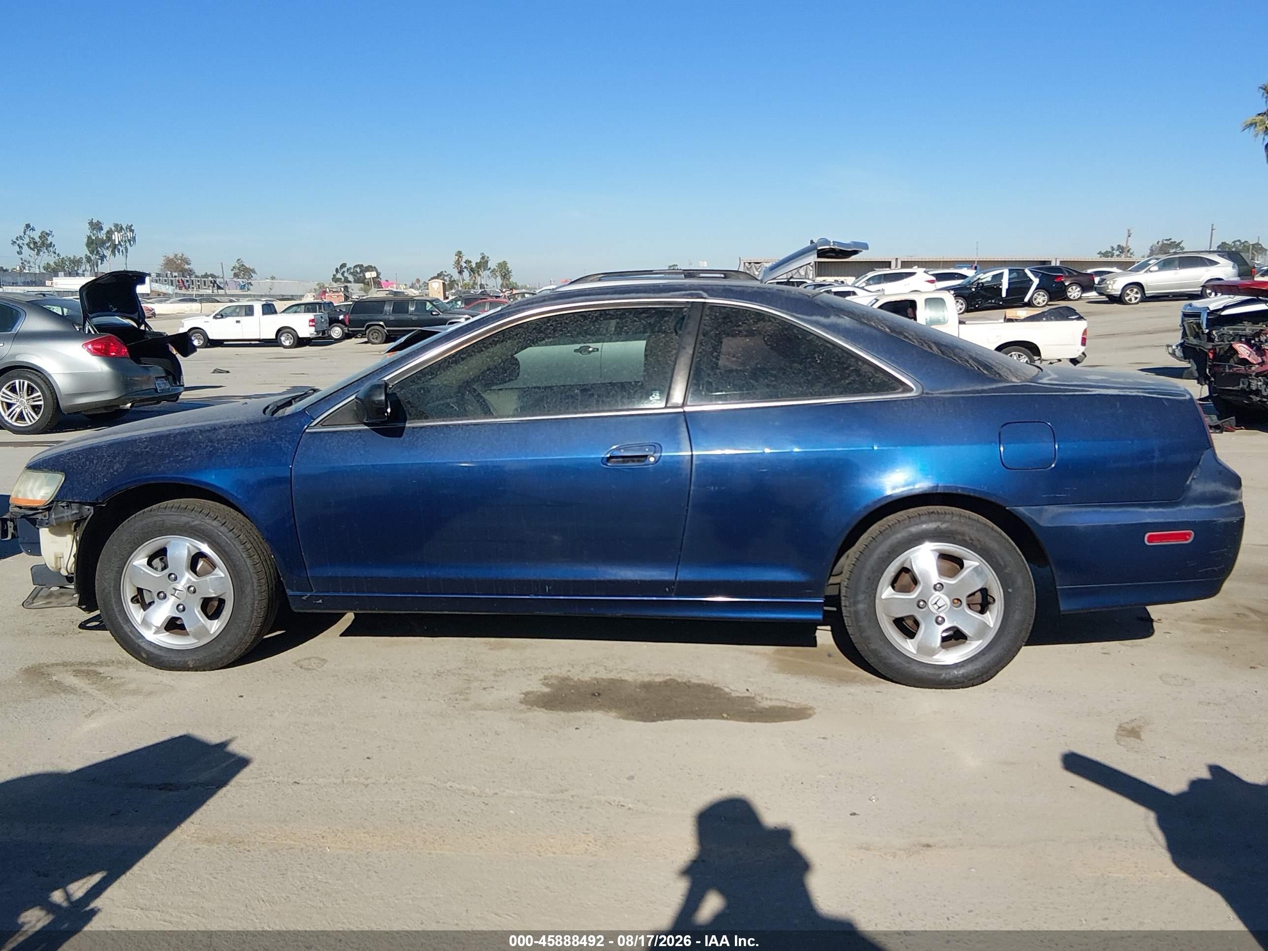 2002 Honda Accord 2.3 Ex Синий vin: 1HGCG32712A012757
