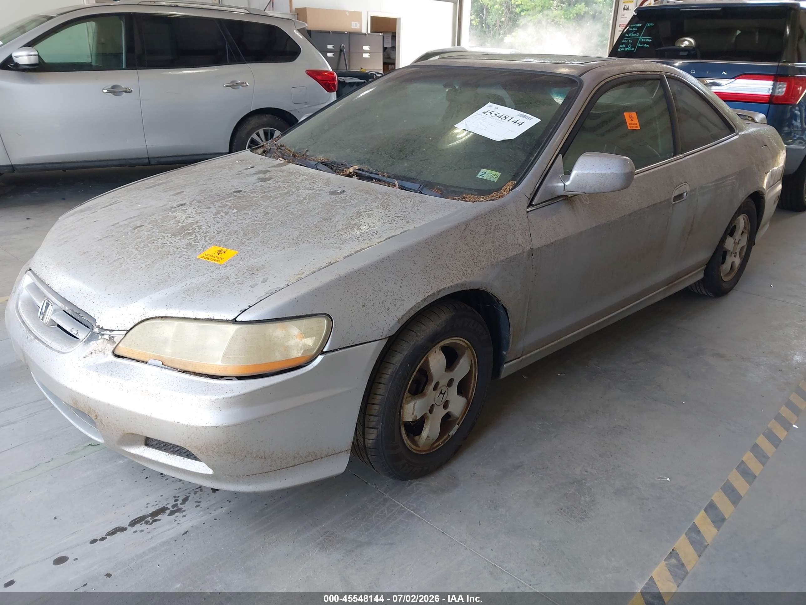 2002 Honda Accord 2.3 Ex Silver vin: 1HGCG32722A035559