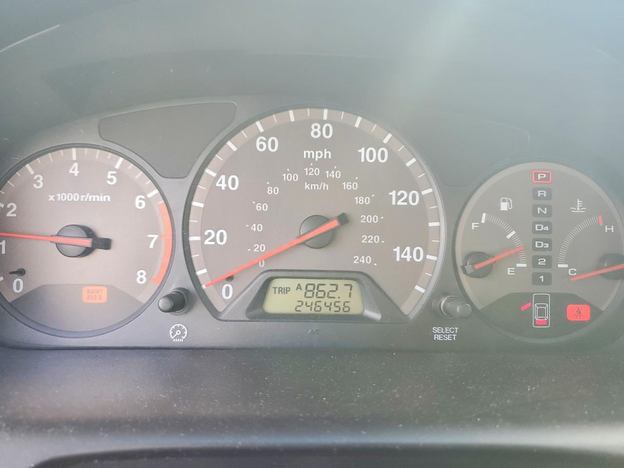 2002 Honda Accord Ex Red vin: 1HGCG32732A012825