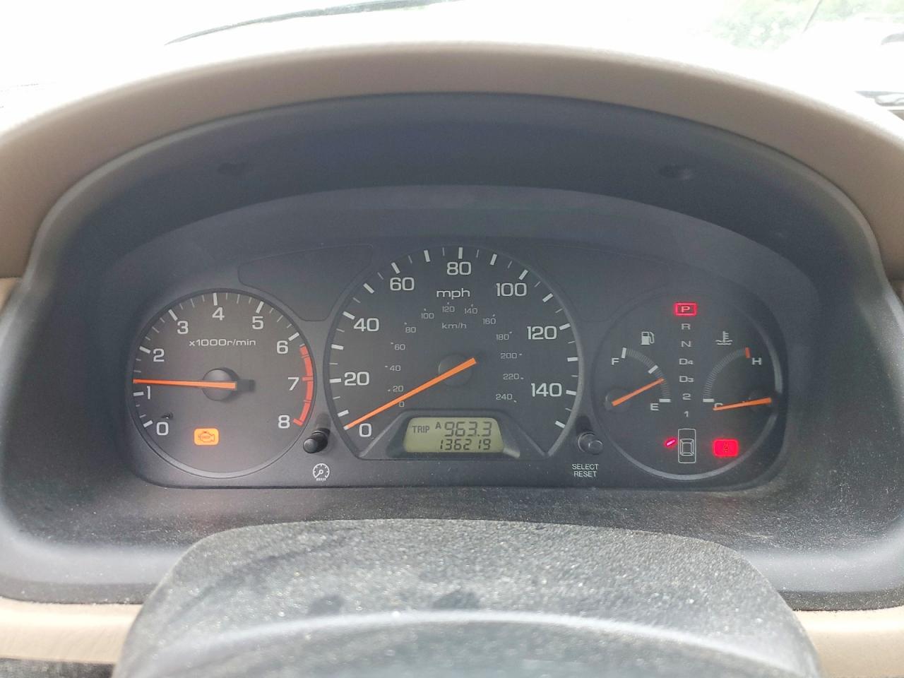 1999 Honda Accord Ex Green vin: 1HGCG3276XA012700