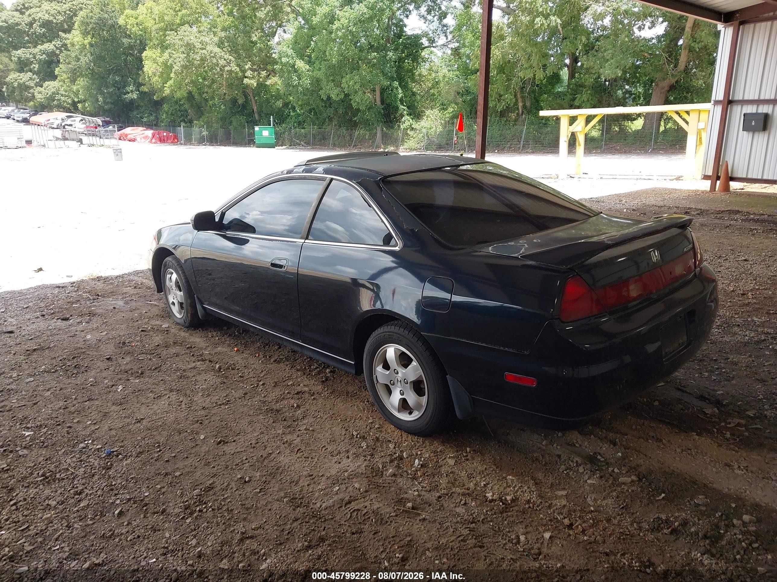2002 Honda Accord 2.3 Ex Black vin: 1HGCG32772A023908