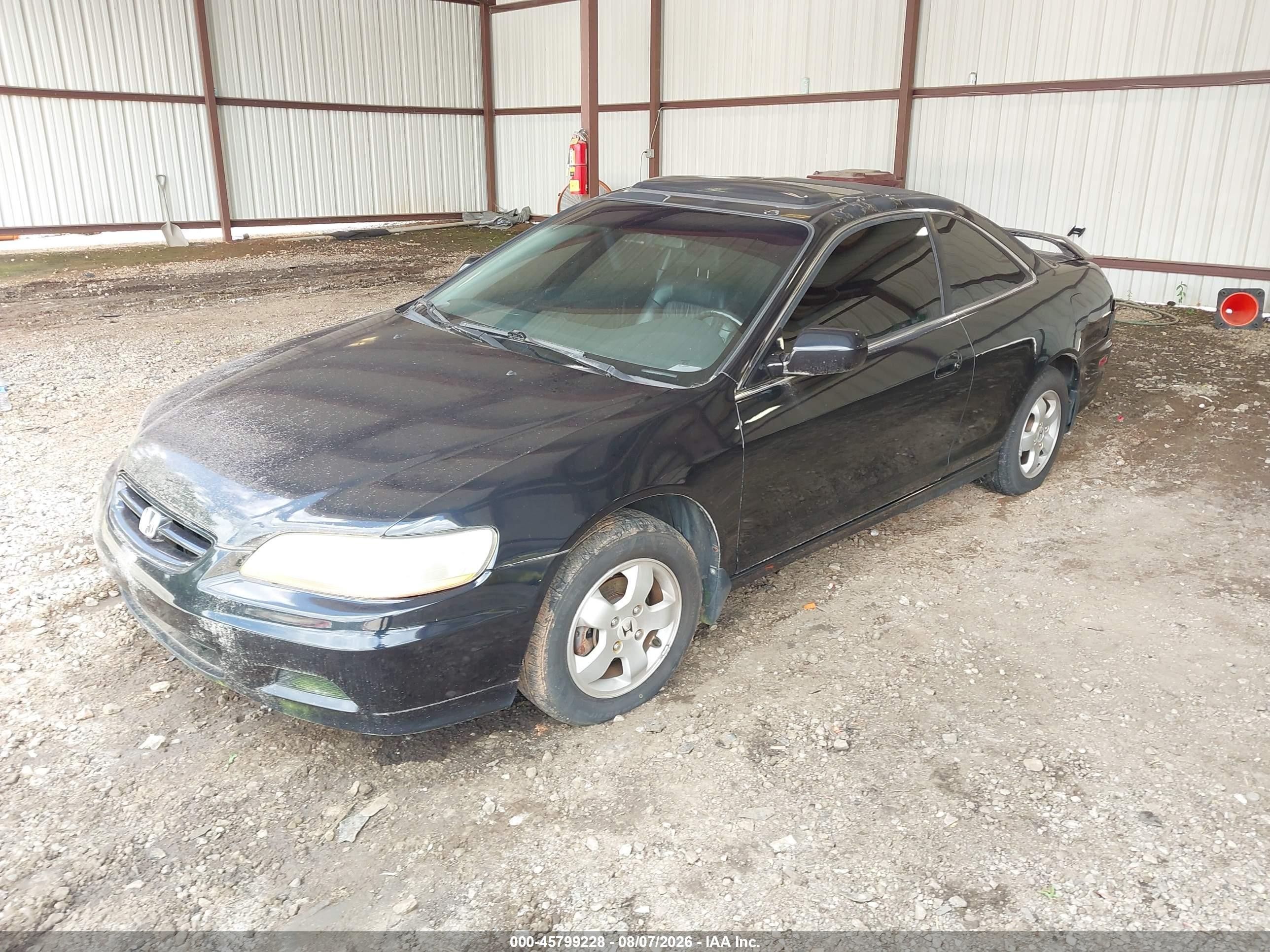 2002 Honda Accord 2.3 Ex Black vin: 1HGCG32772A023908