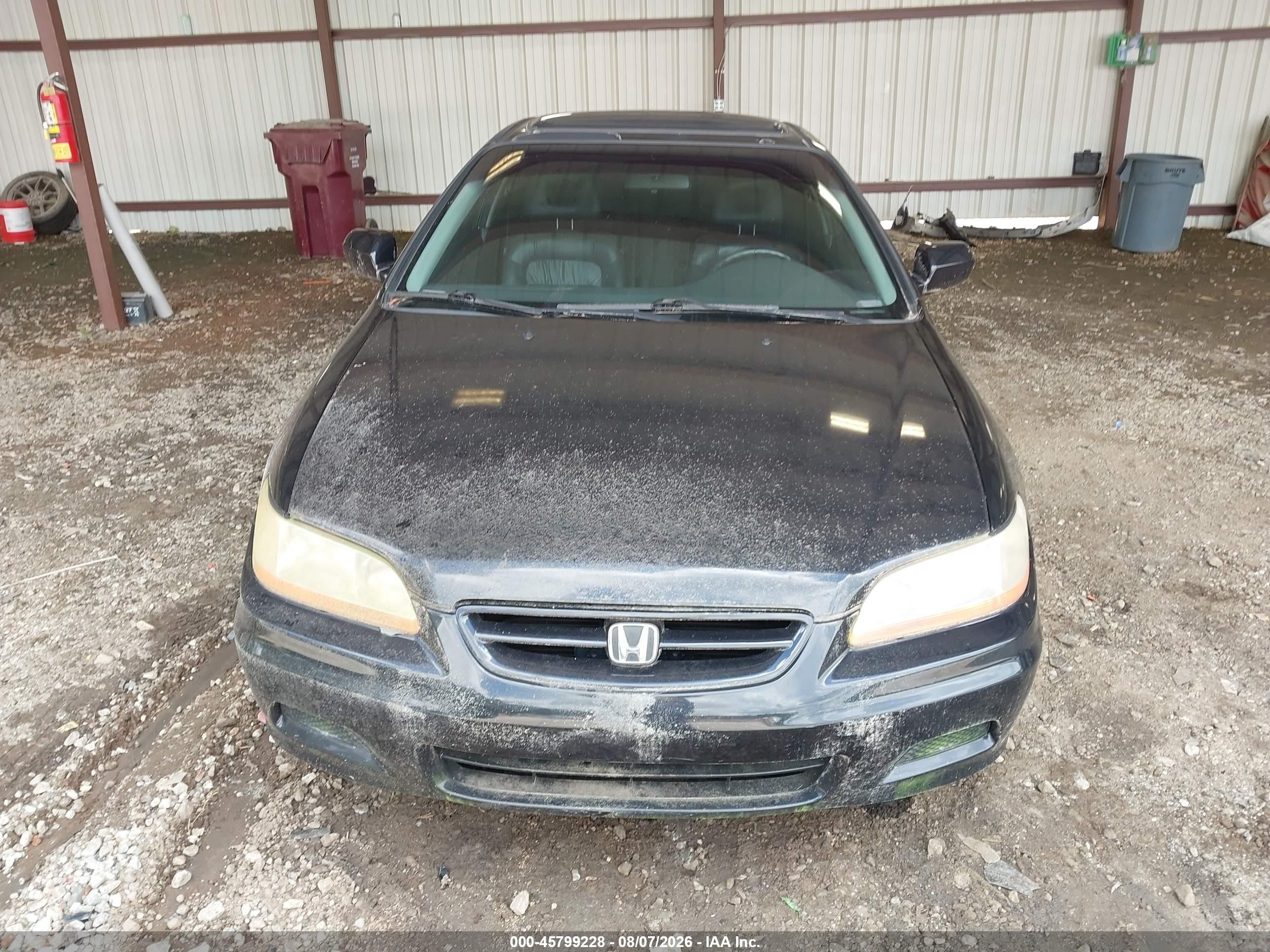 2002 Honda Accord 2.3 Ex Black vin: 1HGCG32772A023908