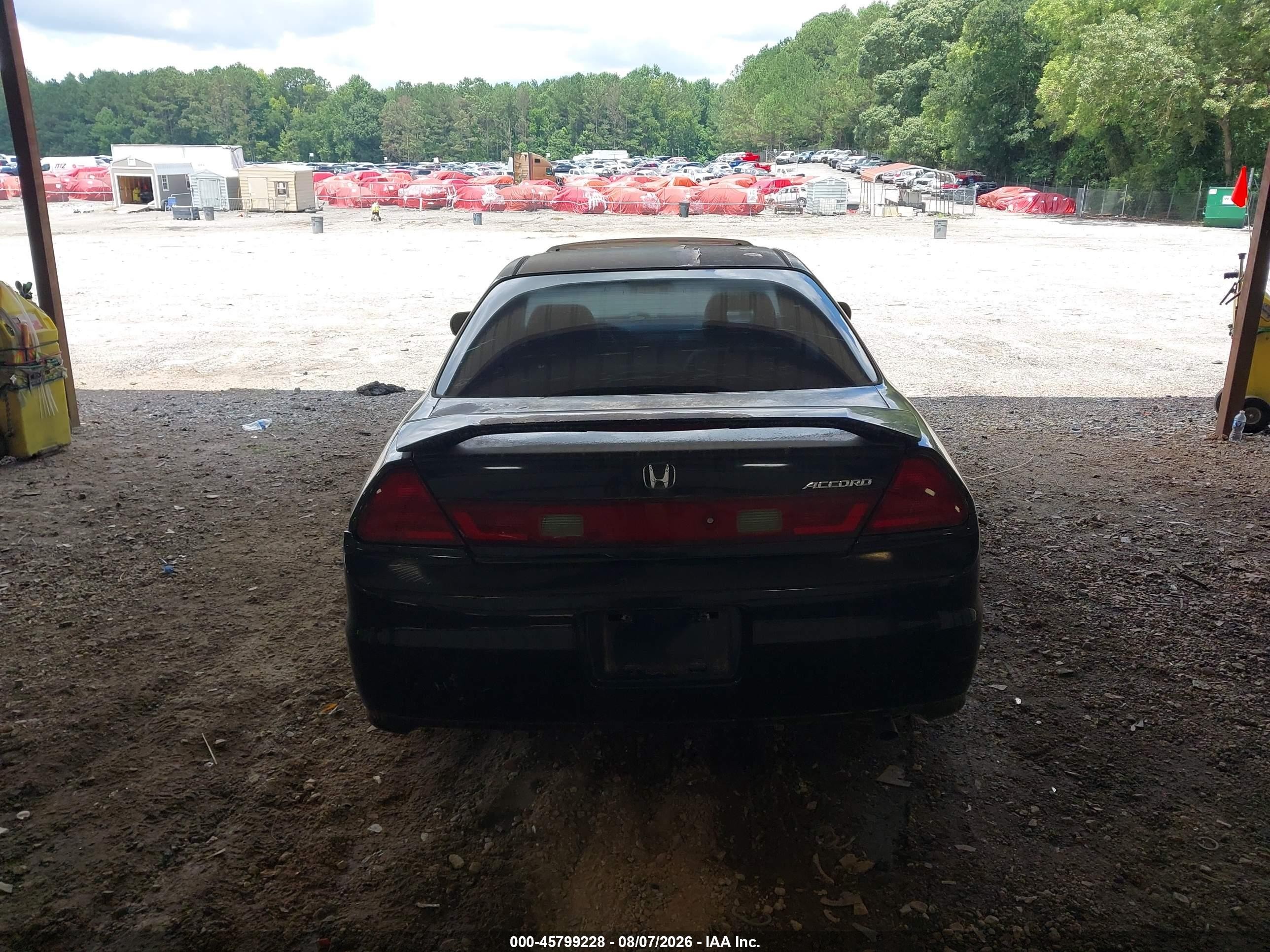 2002 Honda Accord 2.3 Ex Black vin: 1HGCG32772A023908