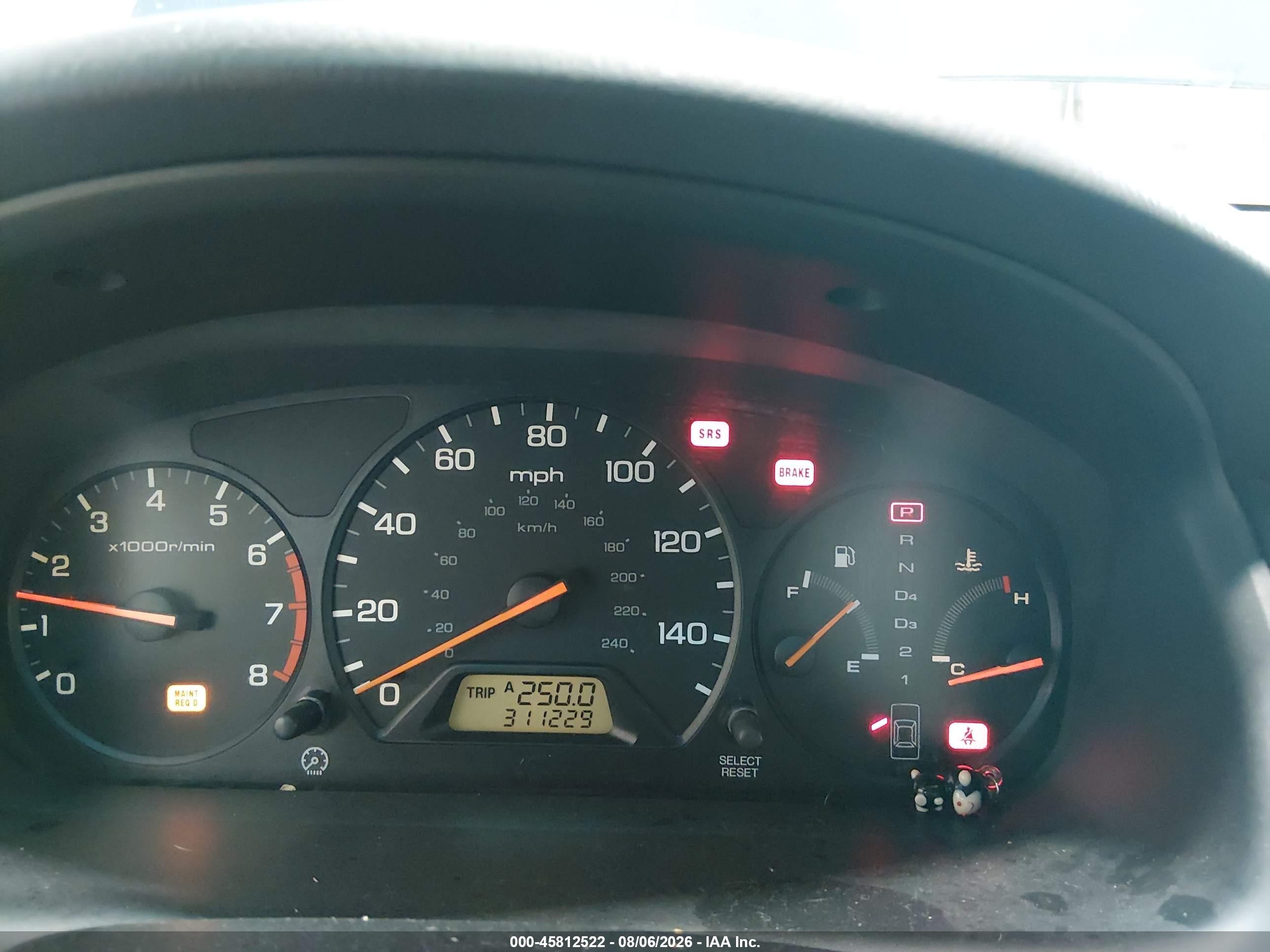 2000 Honda Accord 2.3 Ex Blue vin: 1HGCG3277YA031547