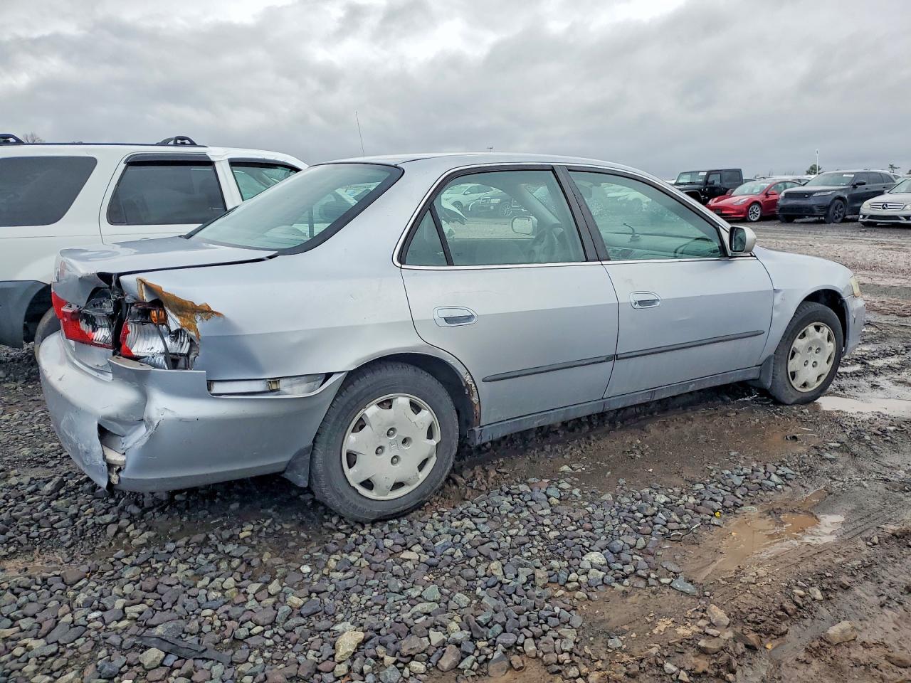 1998 Honda Accord Lx Silver vin: 1HGCG5541WA040464