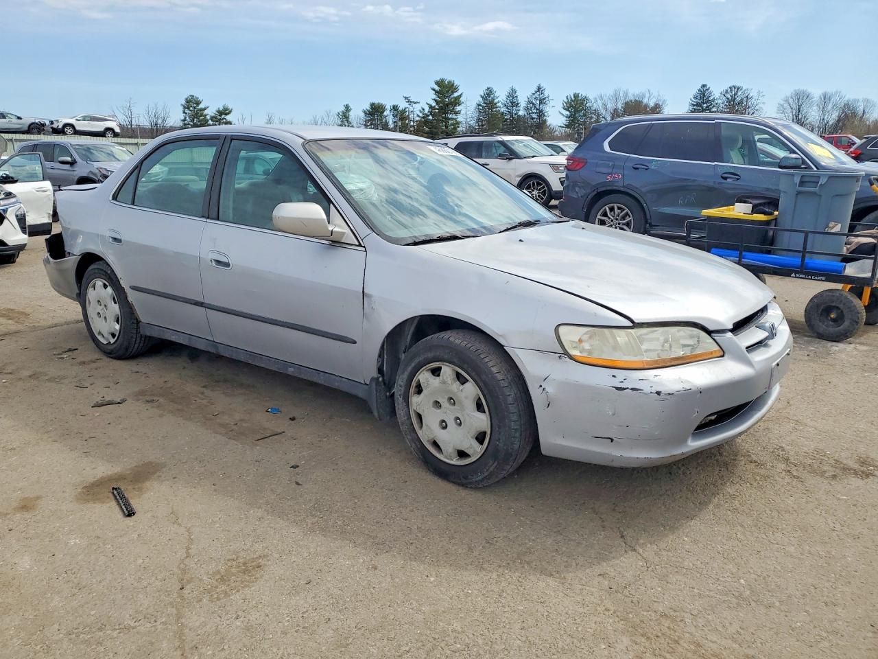 1998 Honda Accord Lx Silver vin: 1HGCG5541WA040464