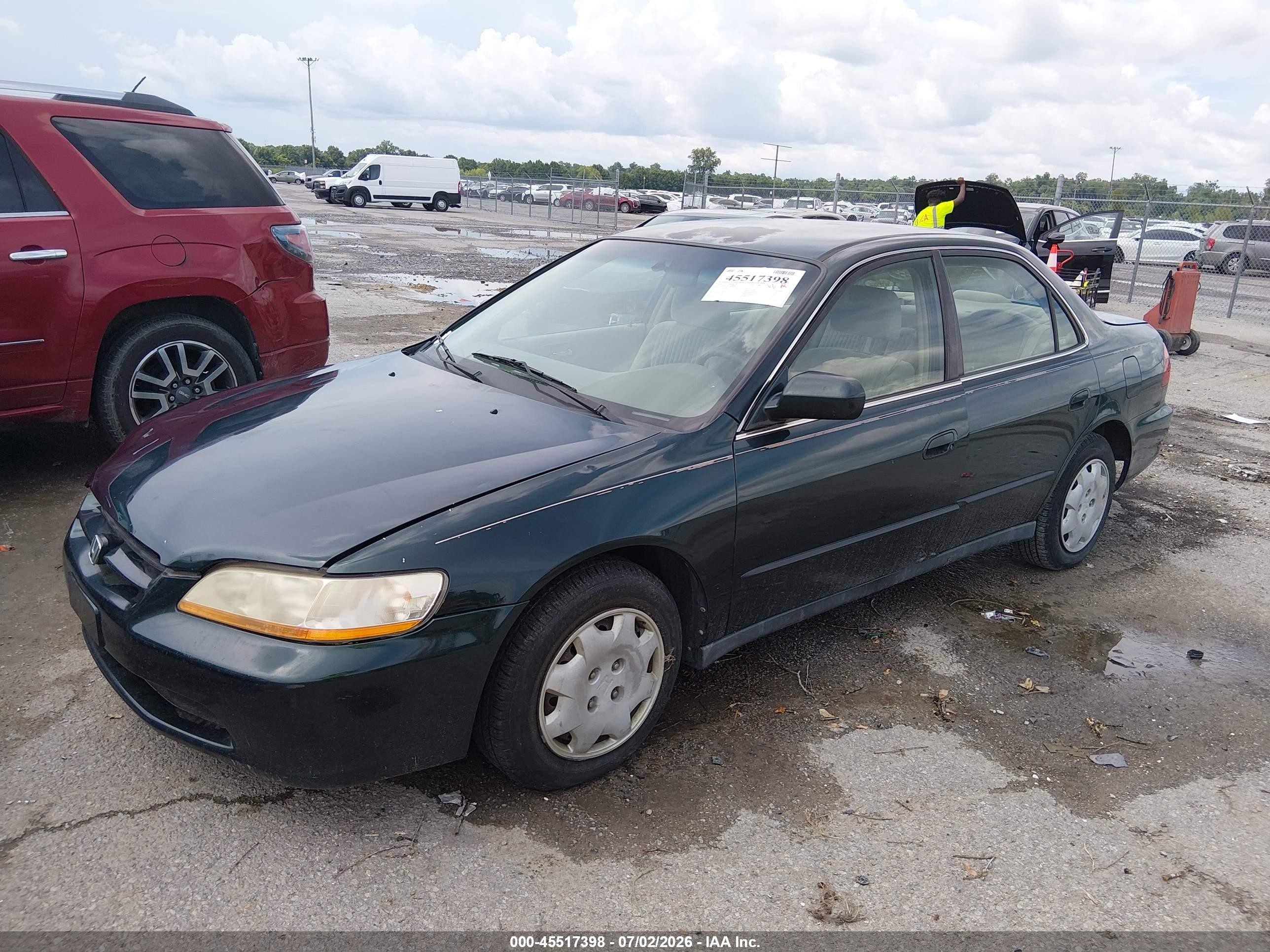 1998 Honda Accord Lx Green vin: 1HGCG5541WA089633