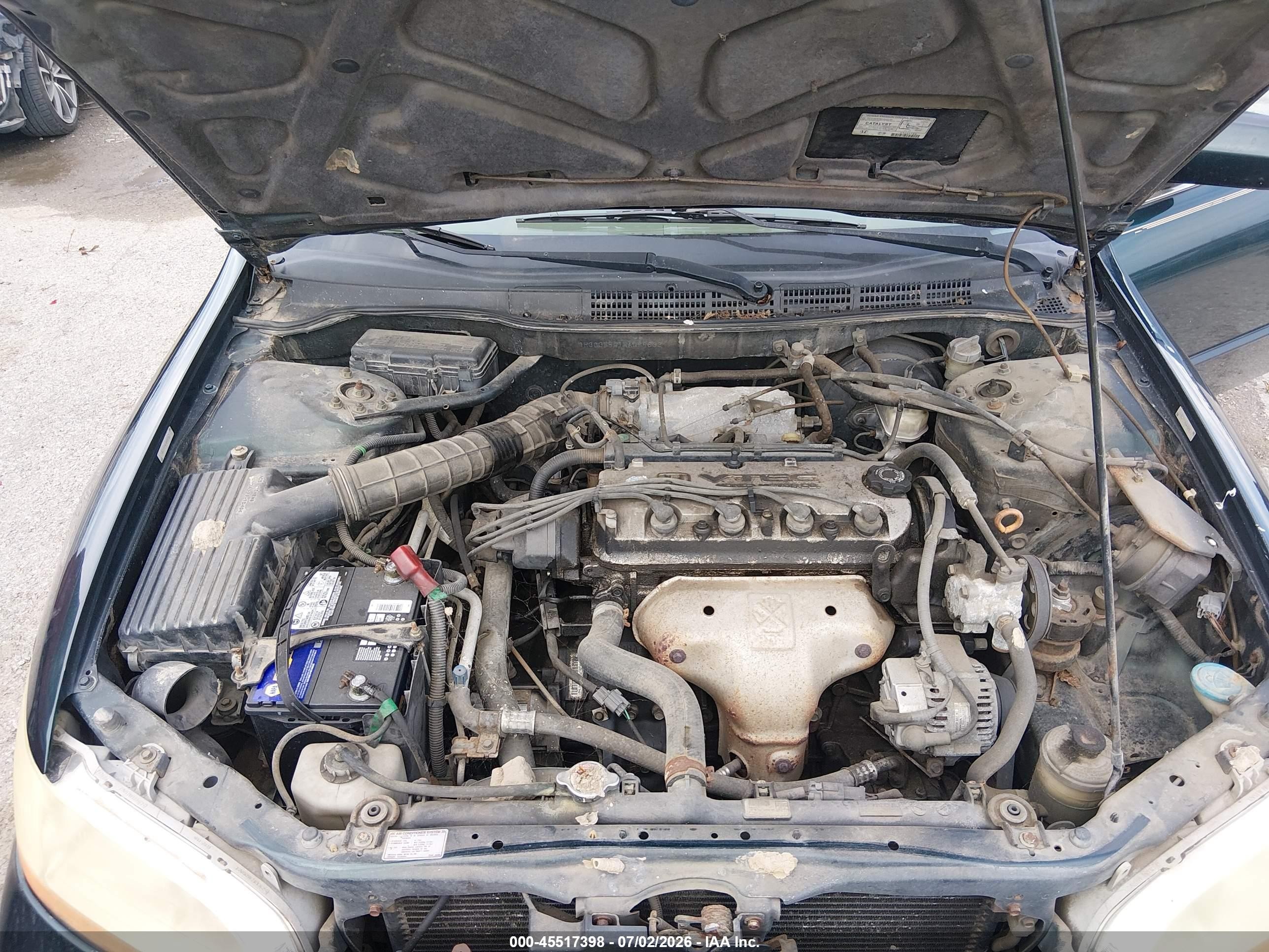 1998 Honda Accord Lx Green vin: 1HGCG5541WA089633