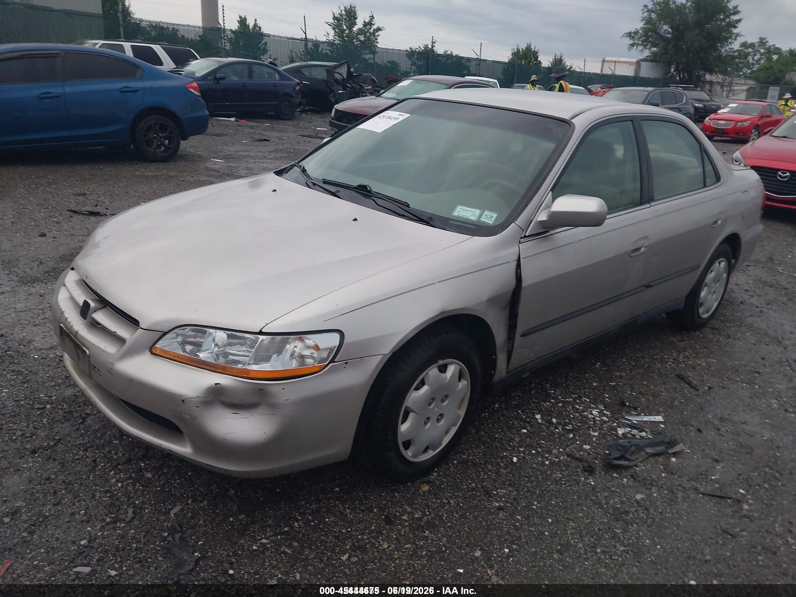 1998 Honda Accord Lx Gray vin: 1HGCG5548WA055723