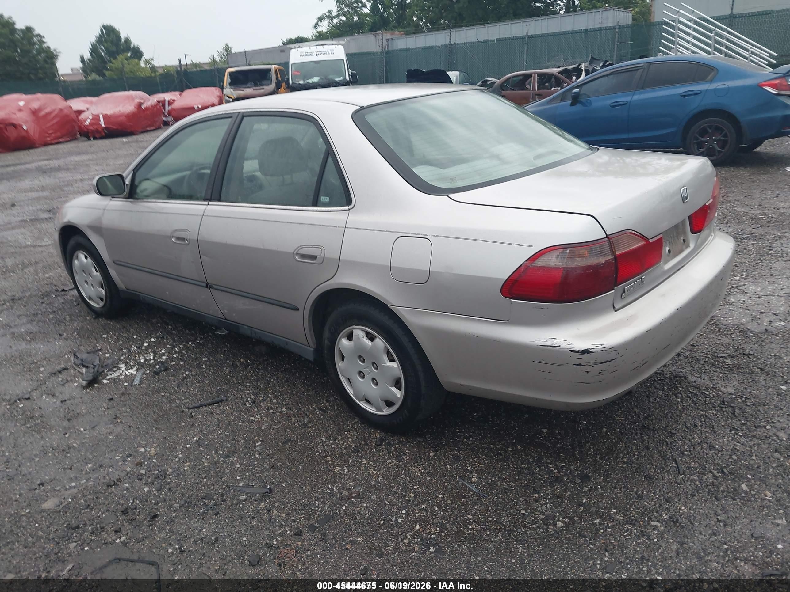 1998 Honda Accord Lx Gray vin: 1HGCG5548WA055723