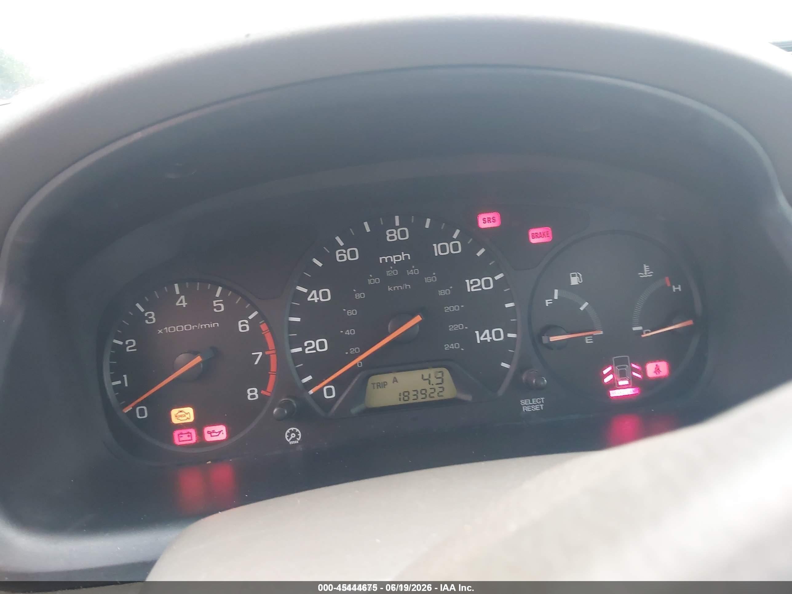 1998 Honda Accord Lx Gray vin: 1HGCG5548WA055723