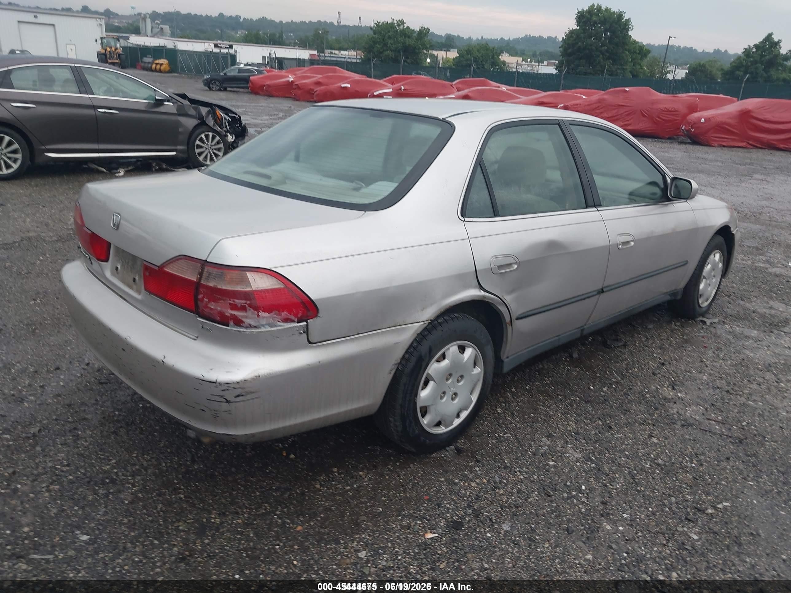 1998 Honda Accord Lx Gray vin: 1HGCG5548WA055723