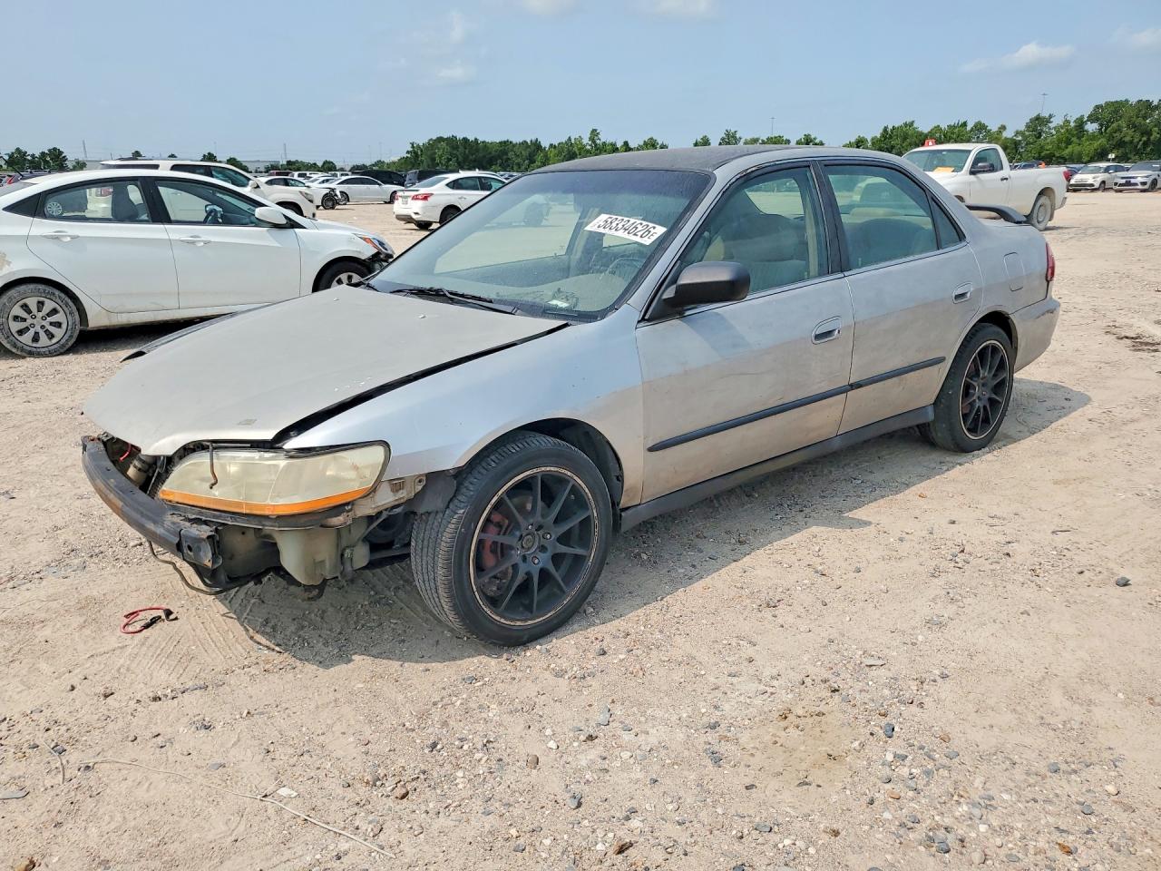 1998 Honda Accord Lx Silver vin: 1HGCG5548WA249300