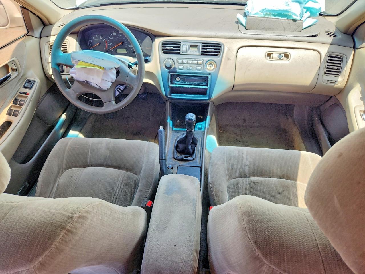 1999 Honda Accord Lx White vin: 1HGCG5548XA152373