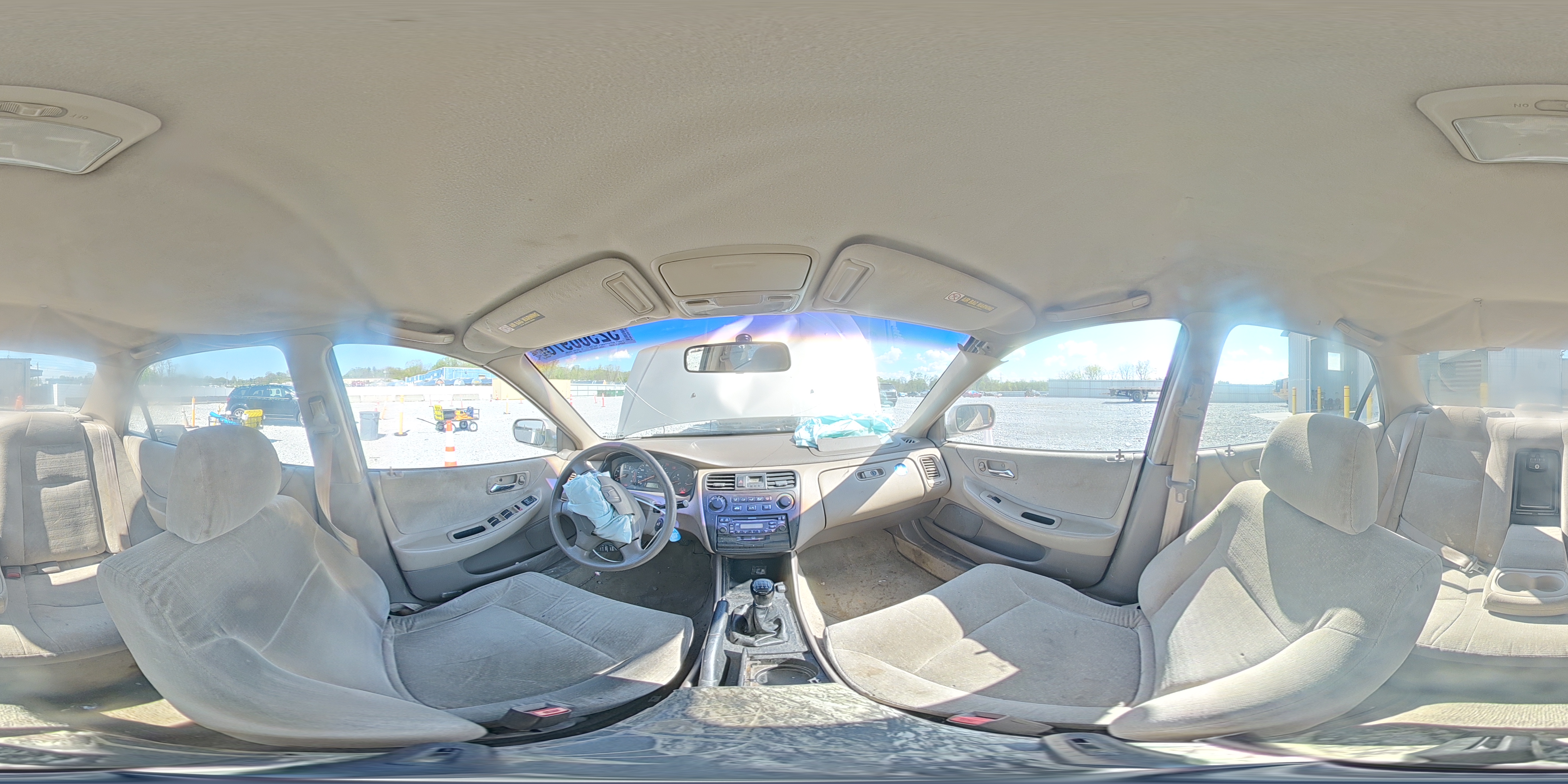 2001 Honda Accord Lx Tan vin: 1HGCG554X1A017810