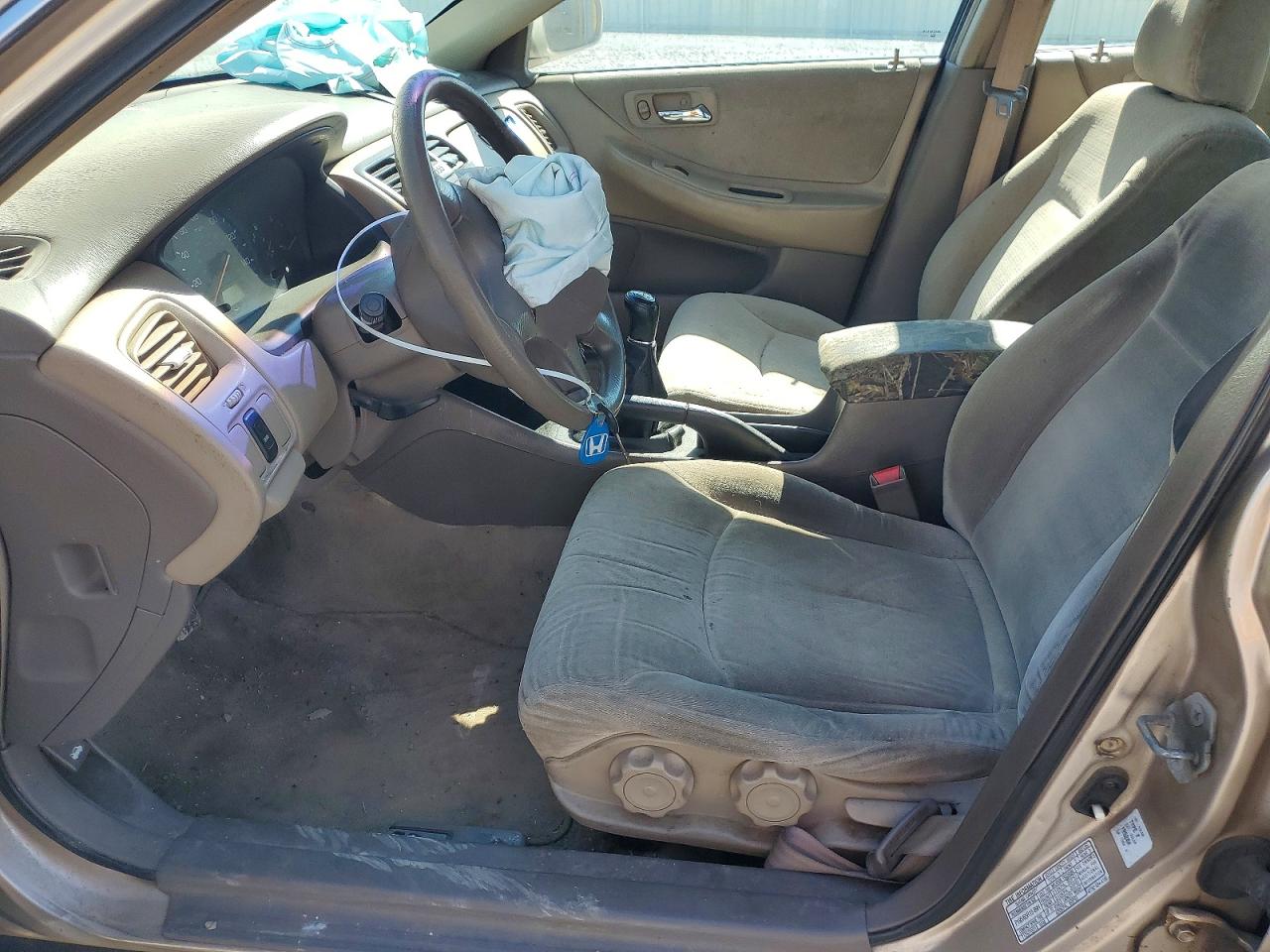 2001 Honda Accord Lx Tan vin: 1HGCG554X1A017810