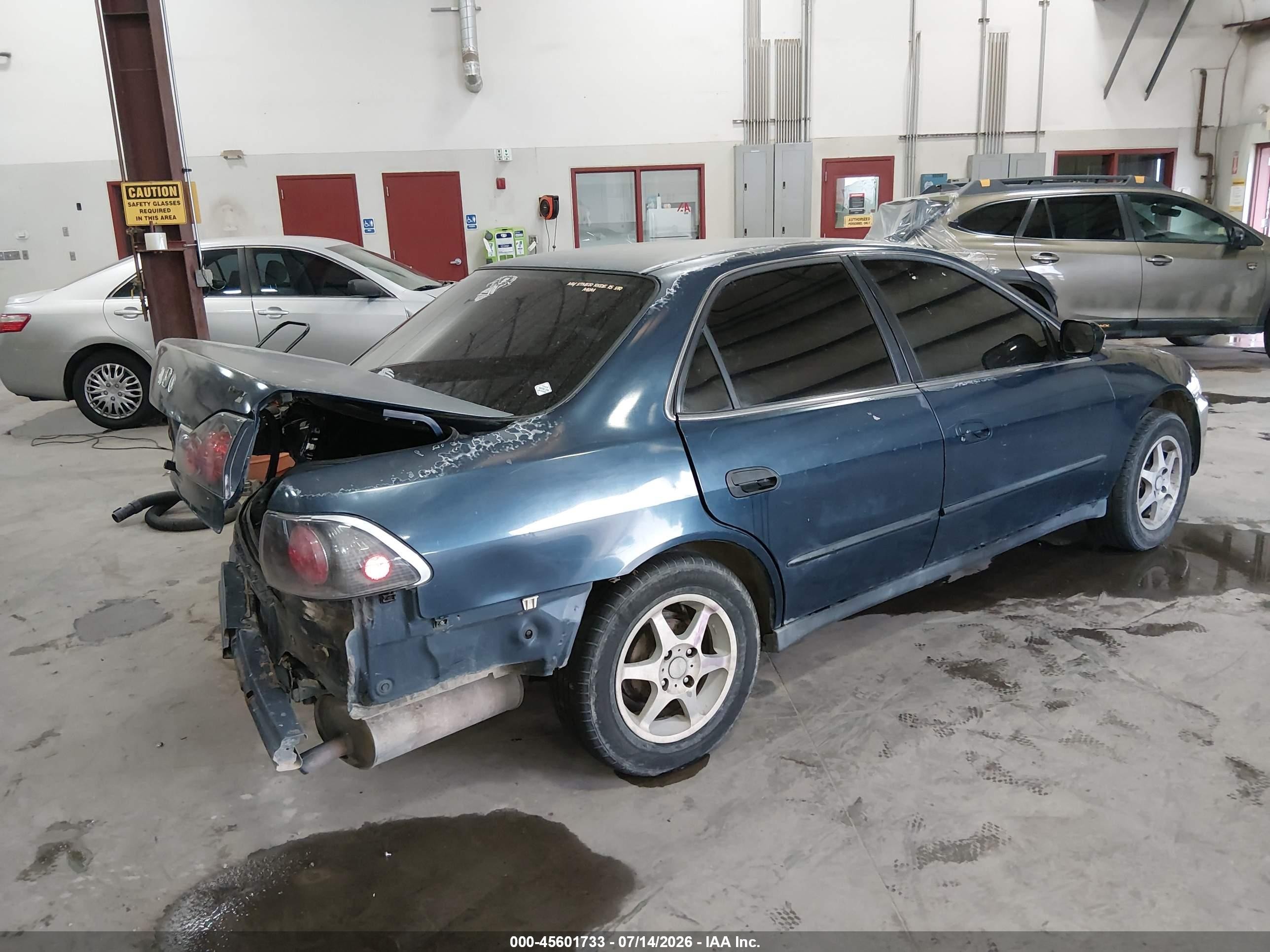 2000 Honda Accord 2.3 Lx Blue vin: 1HGCG554XYA046217