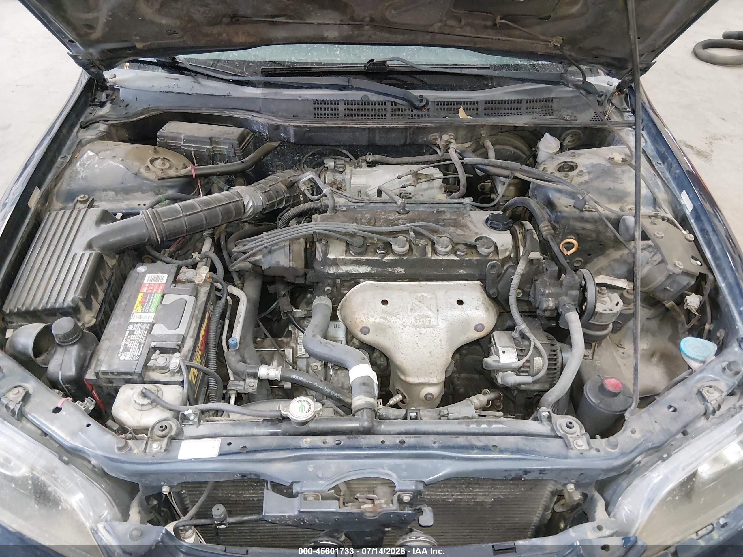 2000 Honda Accord 2.3 Lx Blue vin: 1HGCG554XYA046217