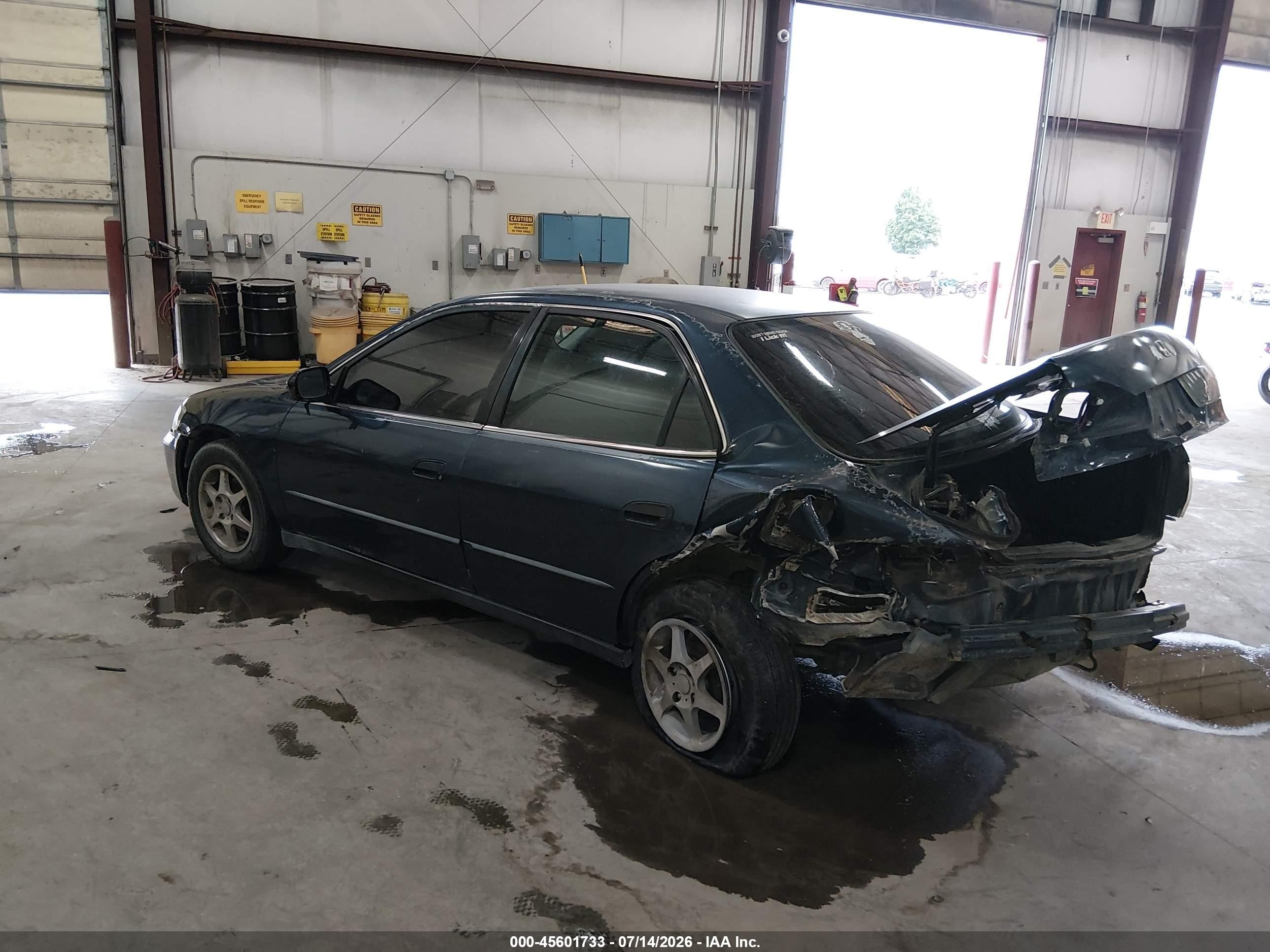 2000 Honda Accord 2.3 Lx Blue vin: 1HGCG554XYA046217